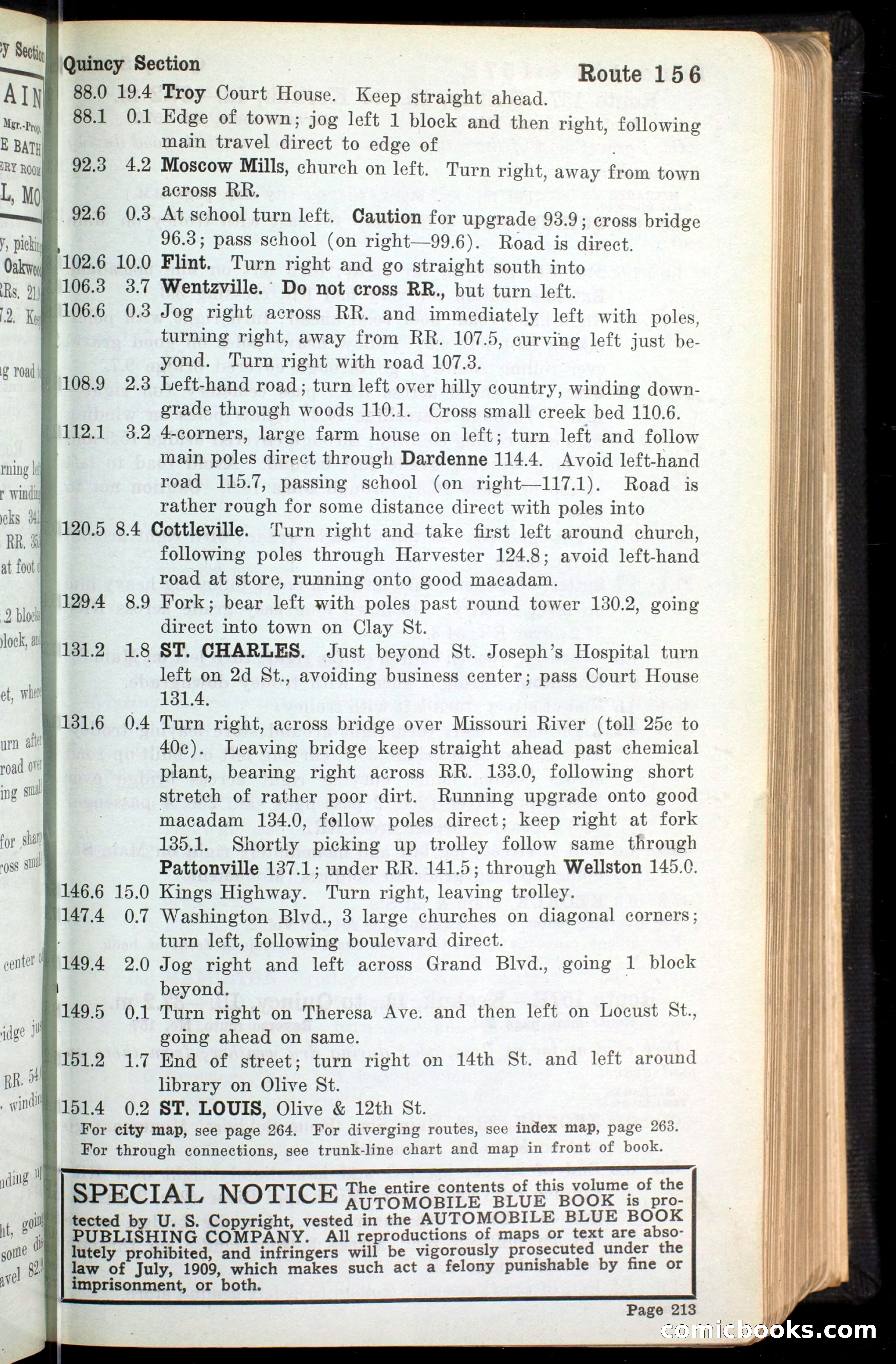 The Automobile Blue Book, Official 1913, Volume 4 — page 225 of 398