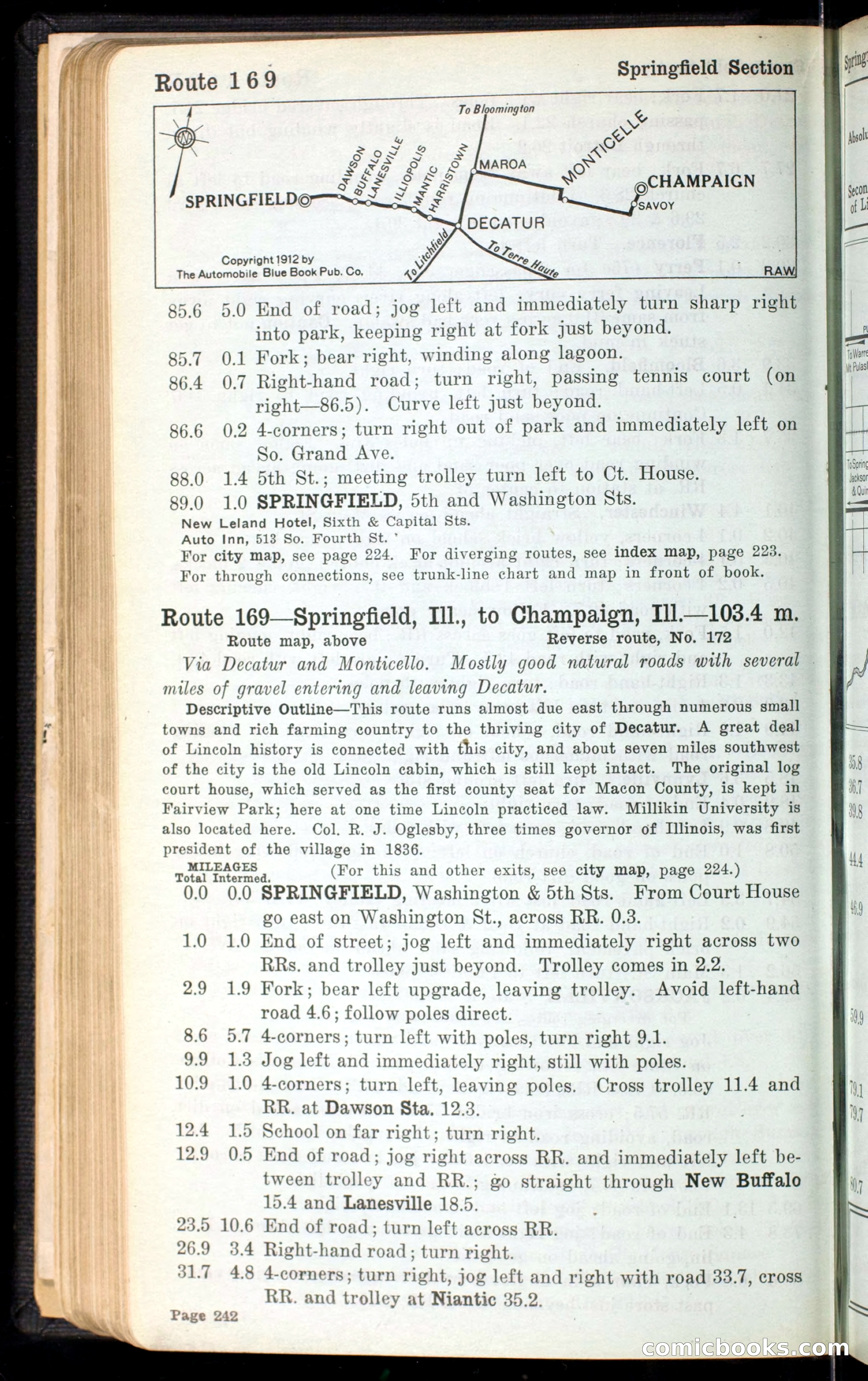 The Automobile Blue Book, Official 1913, Volume 4 — page 254 of 398
