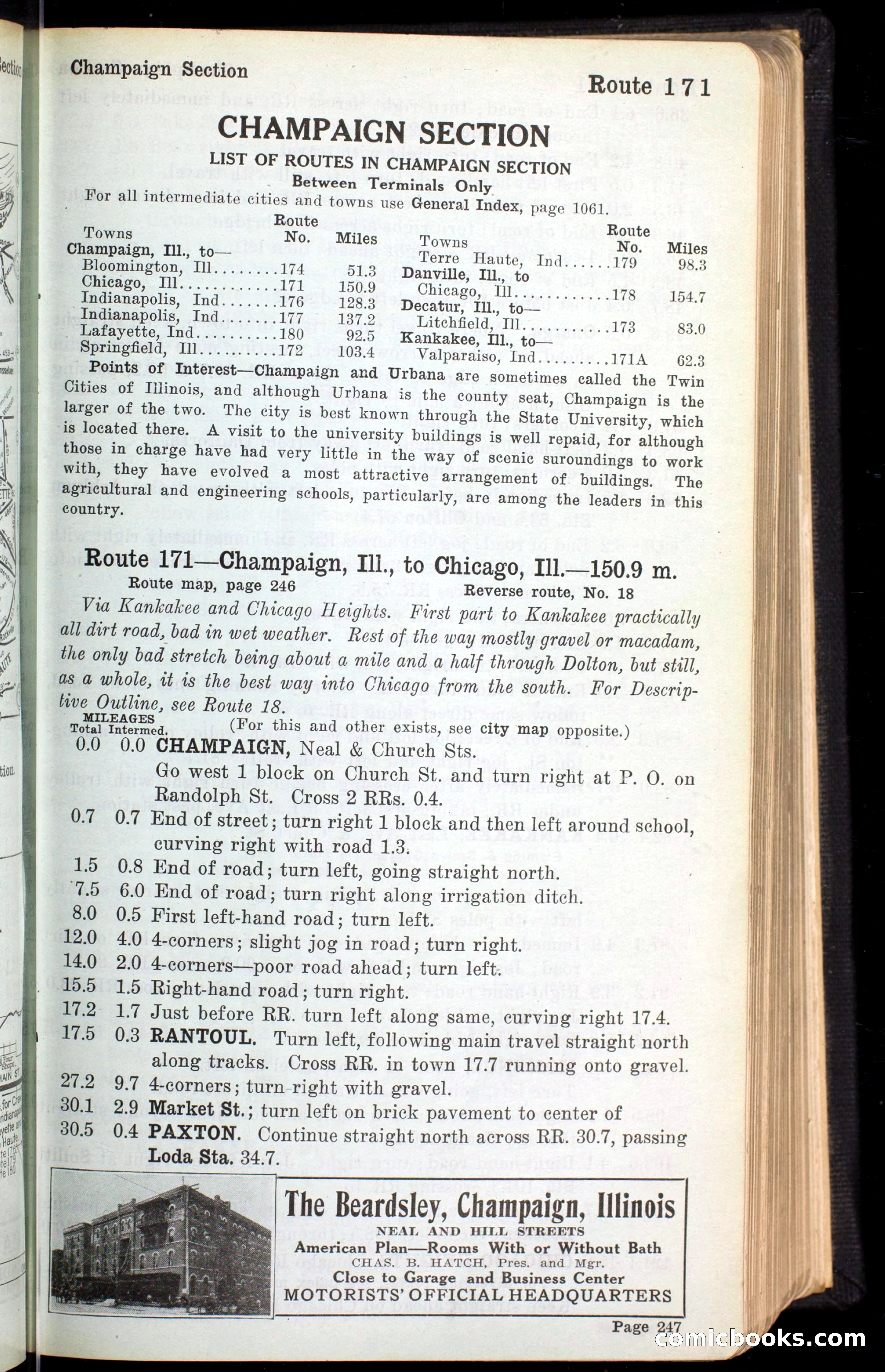 The Automobile Blue Book, Official 1913, Volume 4 — page 259 of 398