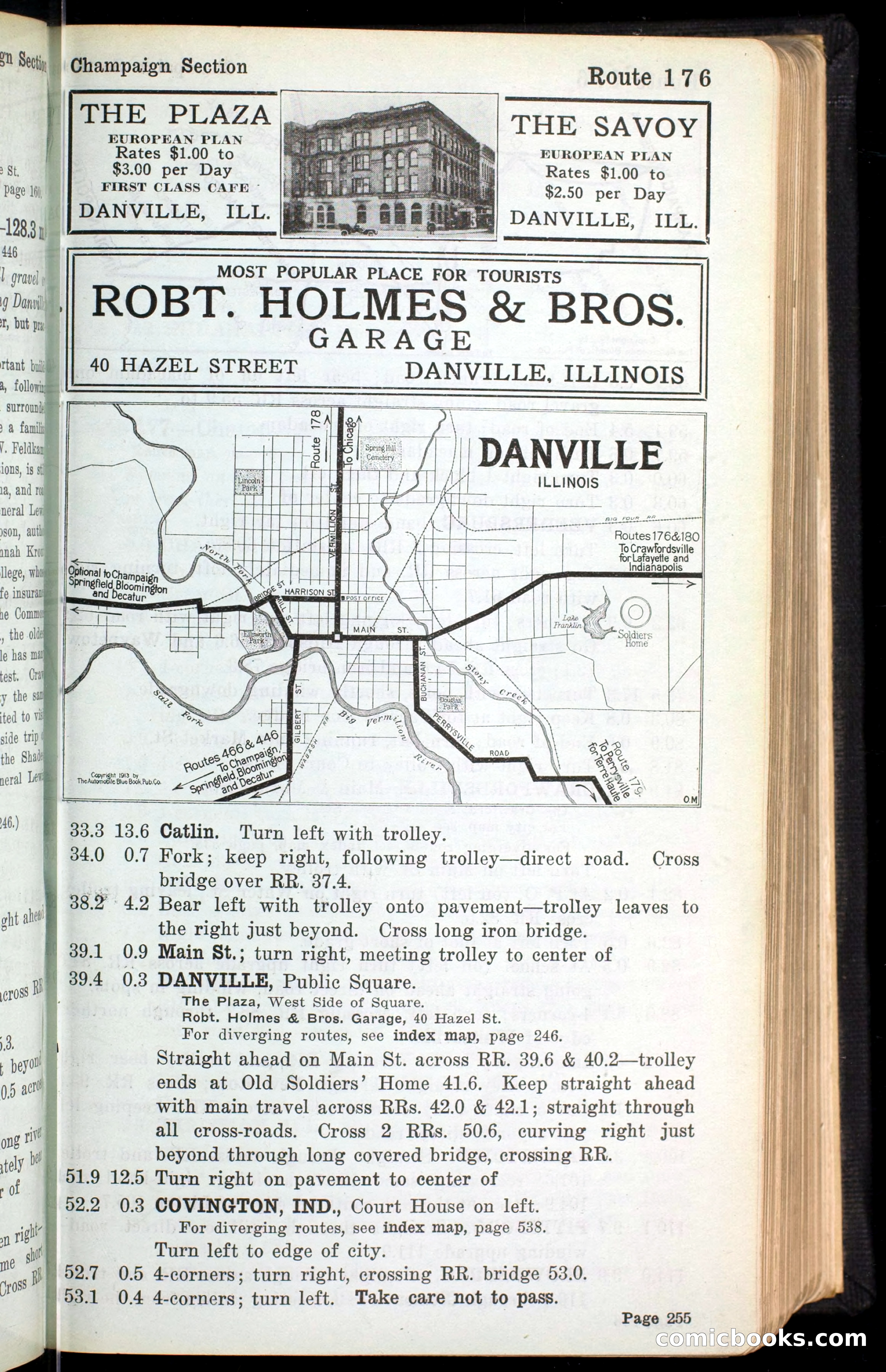 The Automobile Blue Book, Official 1913, Volume 4 — page 265 of 398