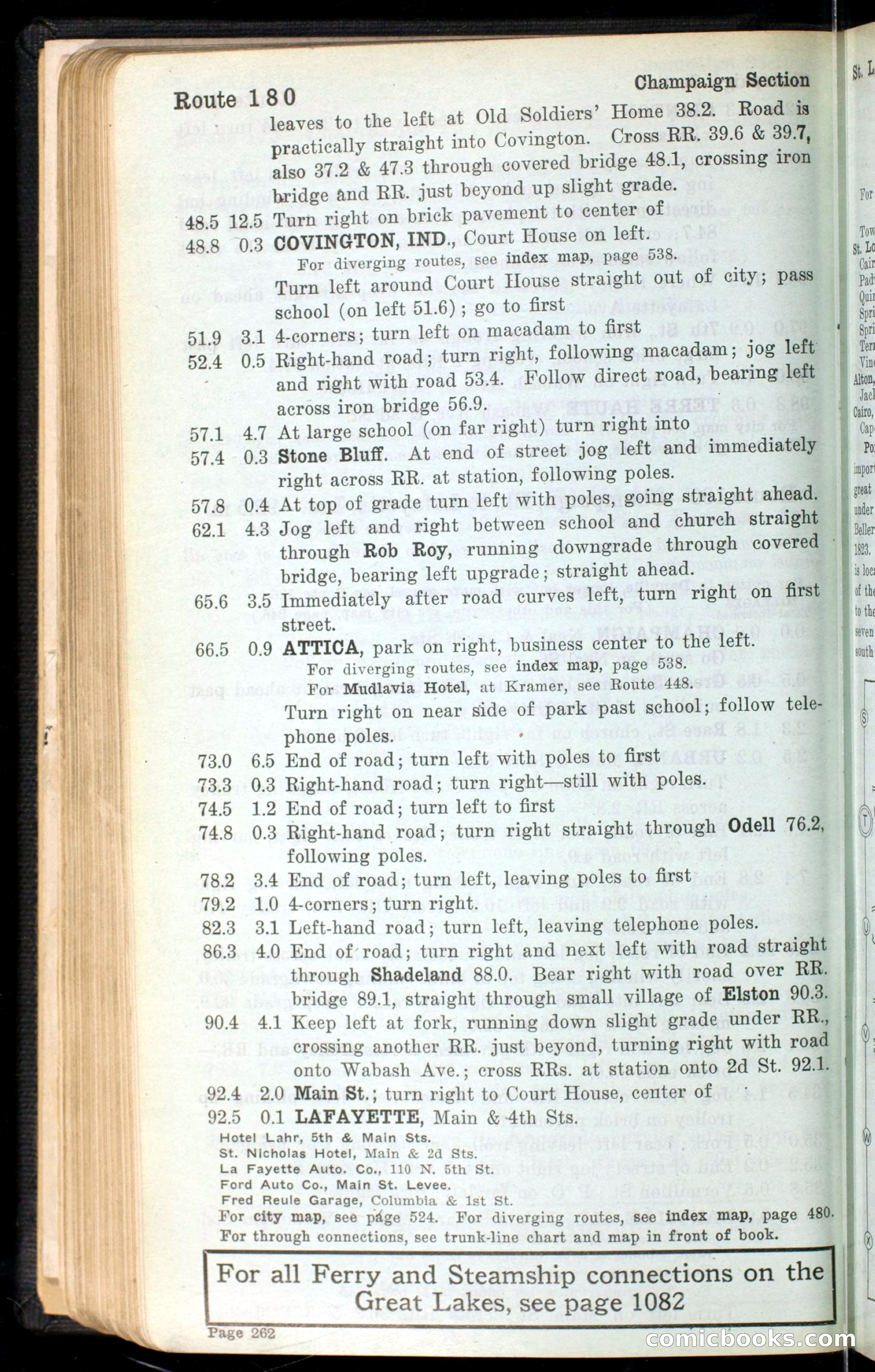 The Automobile Blue Book, Official 1913, Volume 4 — page 272 of 398