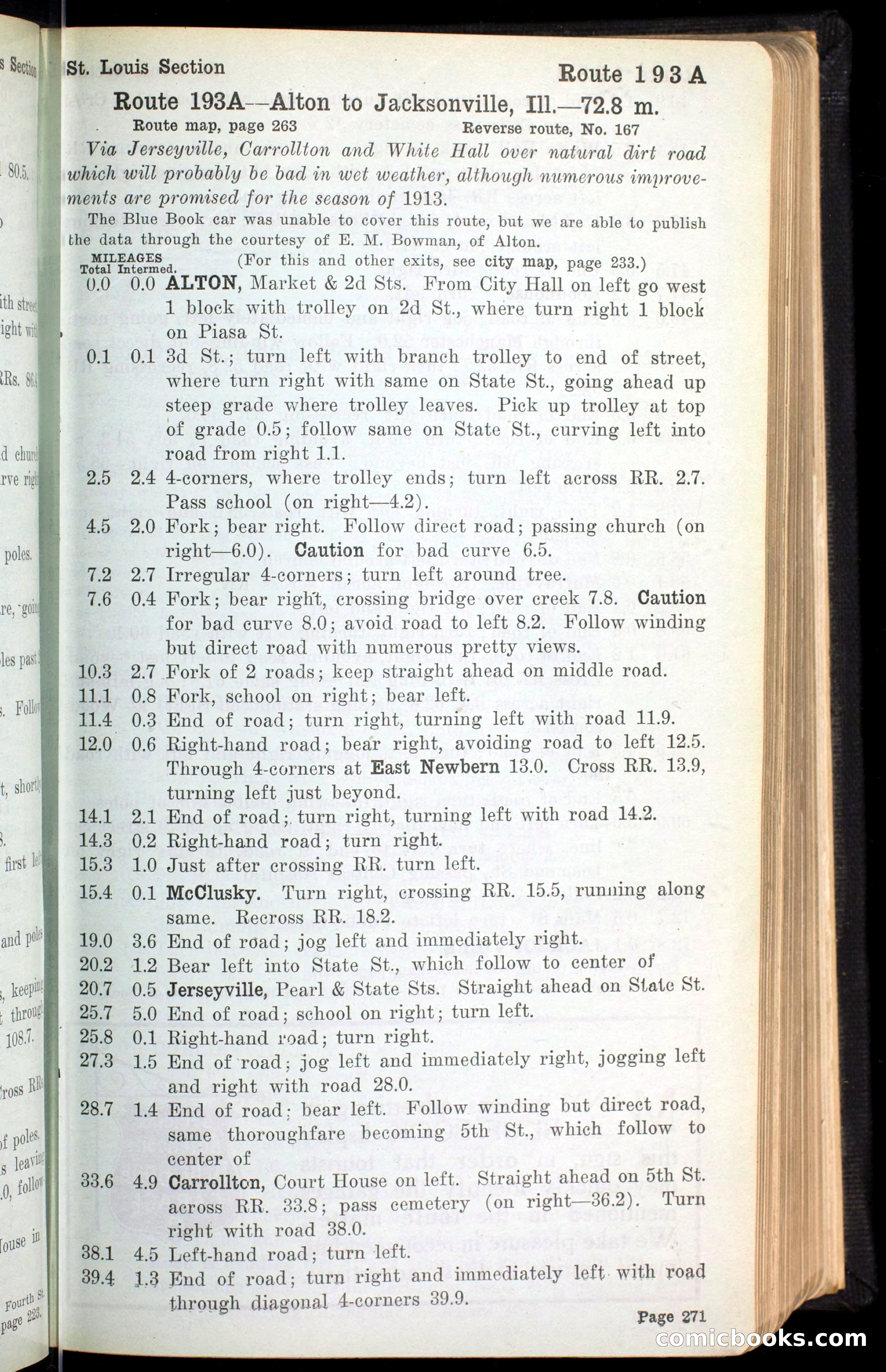 The Automobile Blue Book, Official 1913, Volume 4 — page 281 of 398