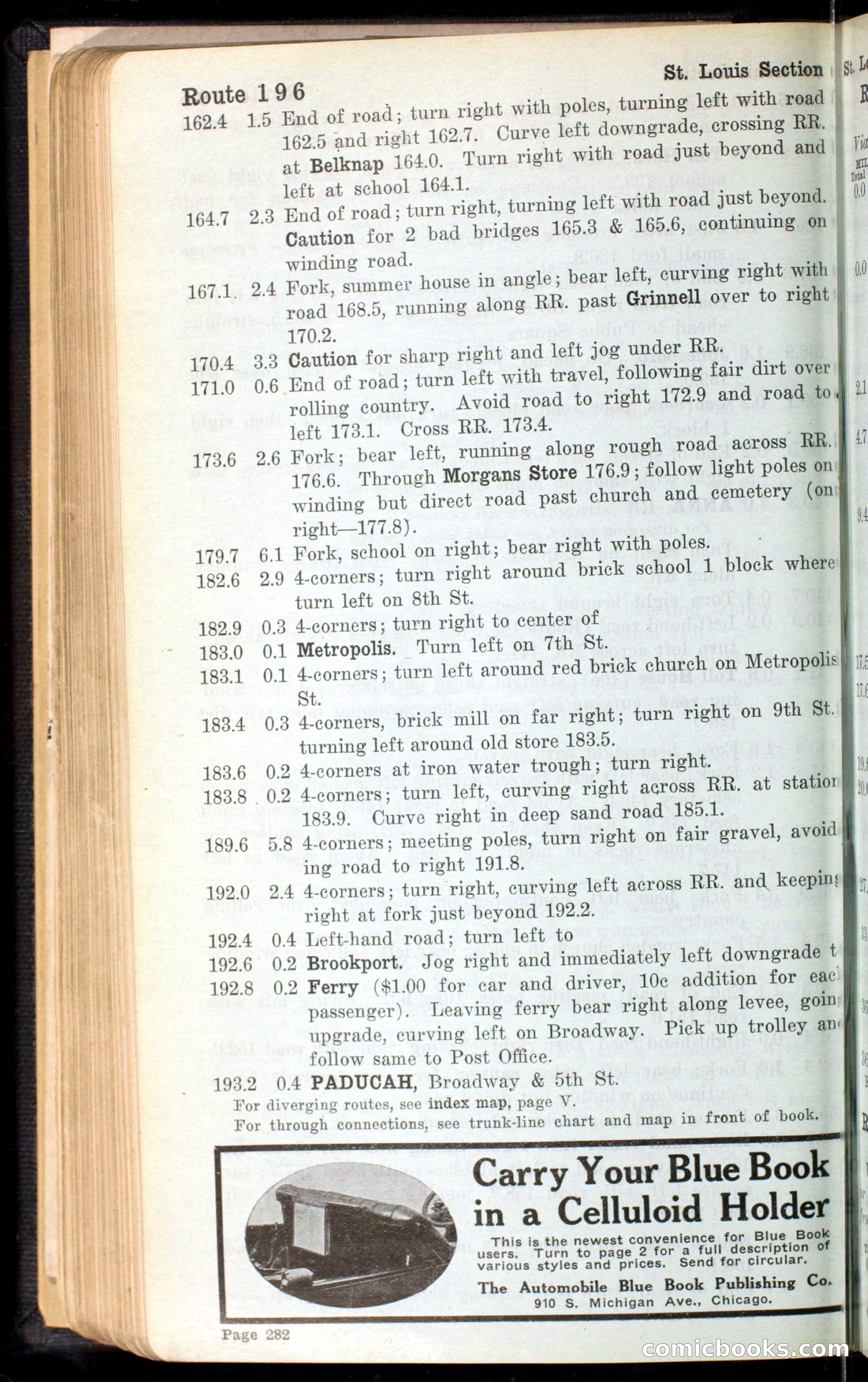 The Automobile Blue Book, Official 1913, Volume 4 — page 292 of 398