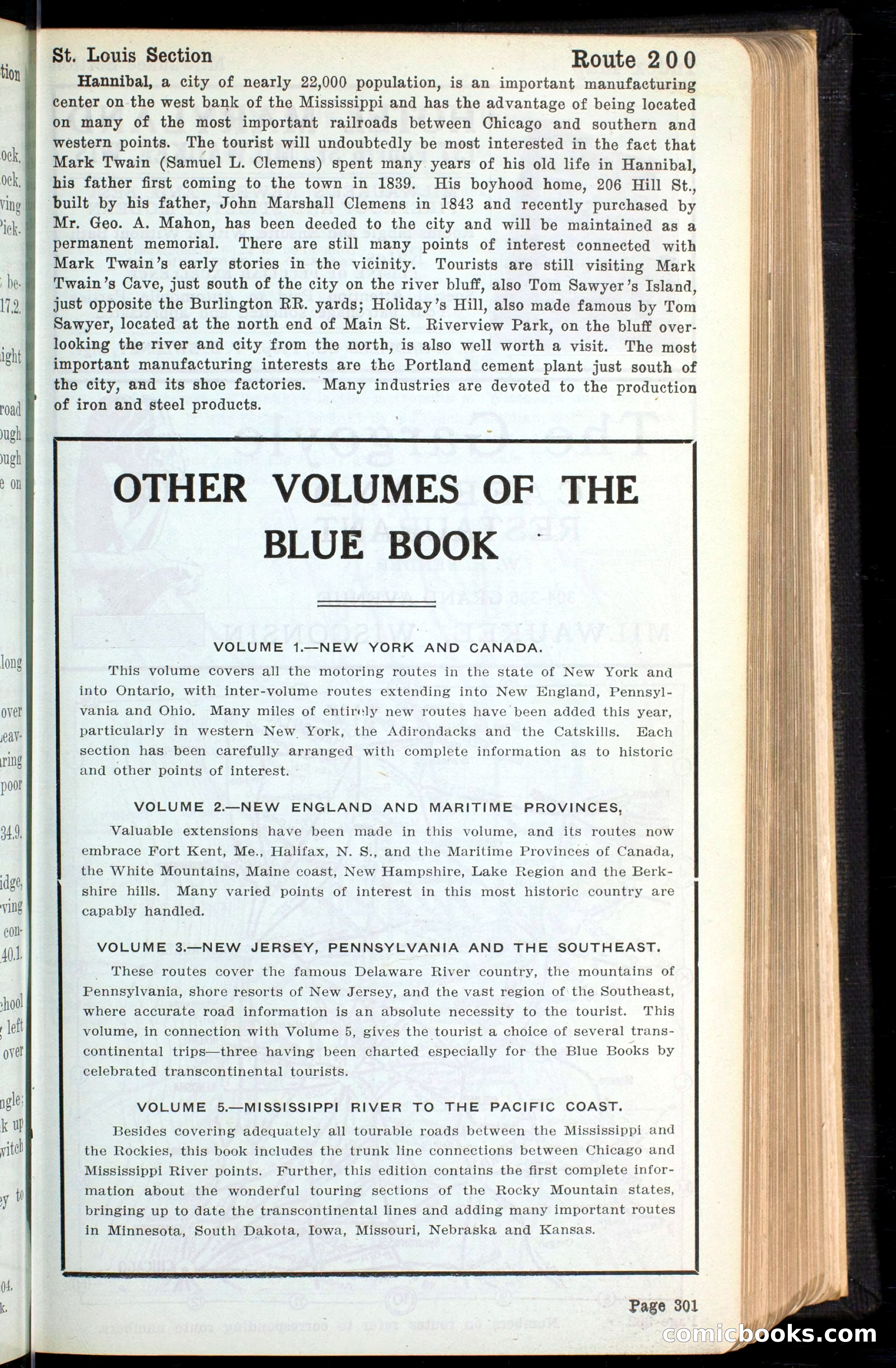The Automobile Blue Book, Official 1913, Volume 4 — page 311 of 398
