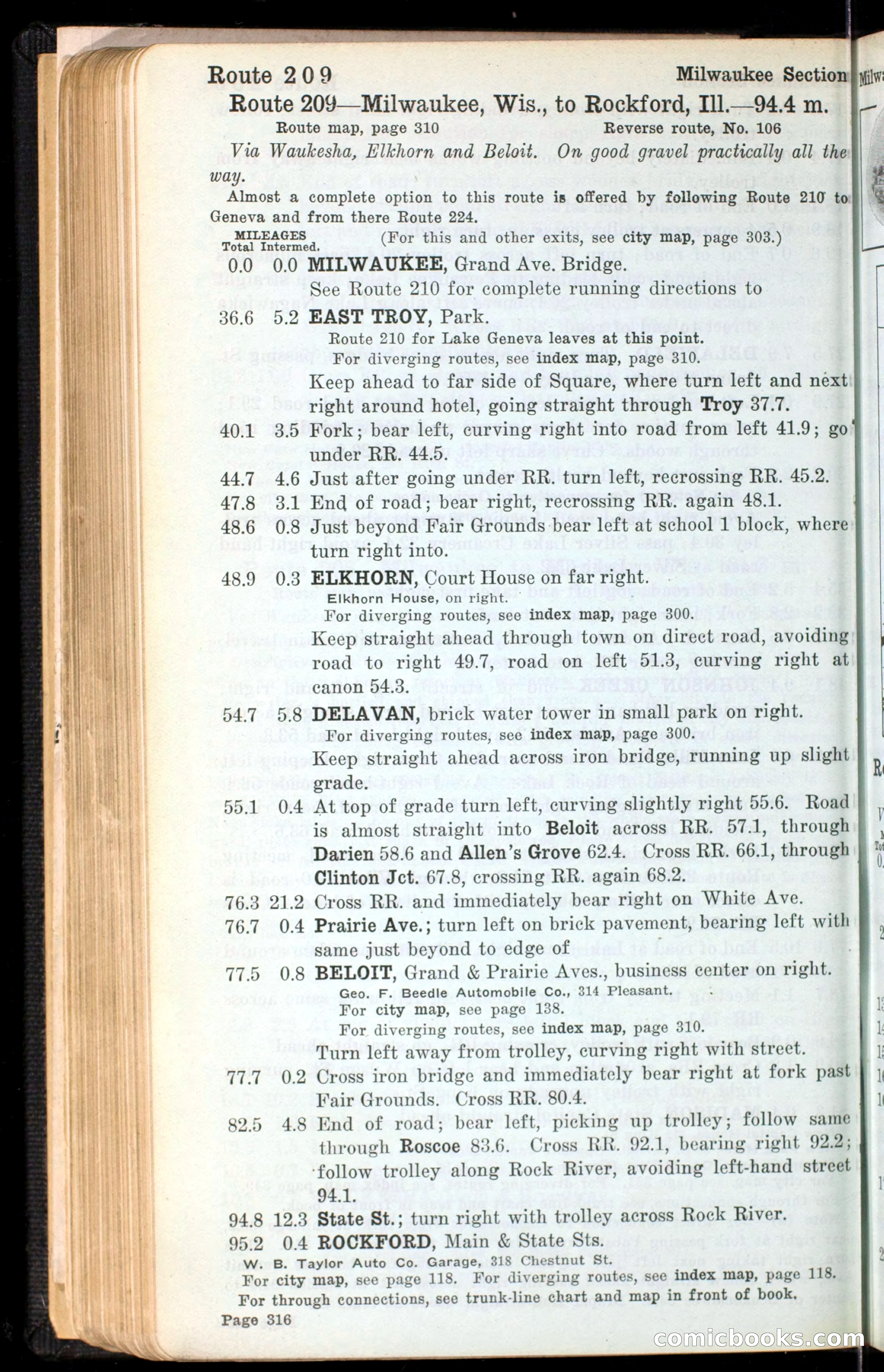 The Automobile Blue Book, Official 1913, Volume 4 — page 326 of 398