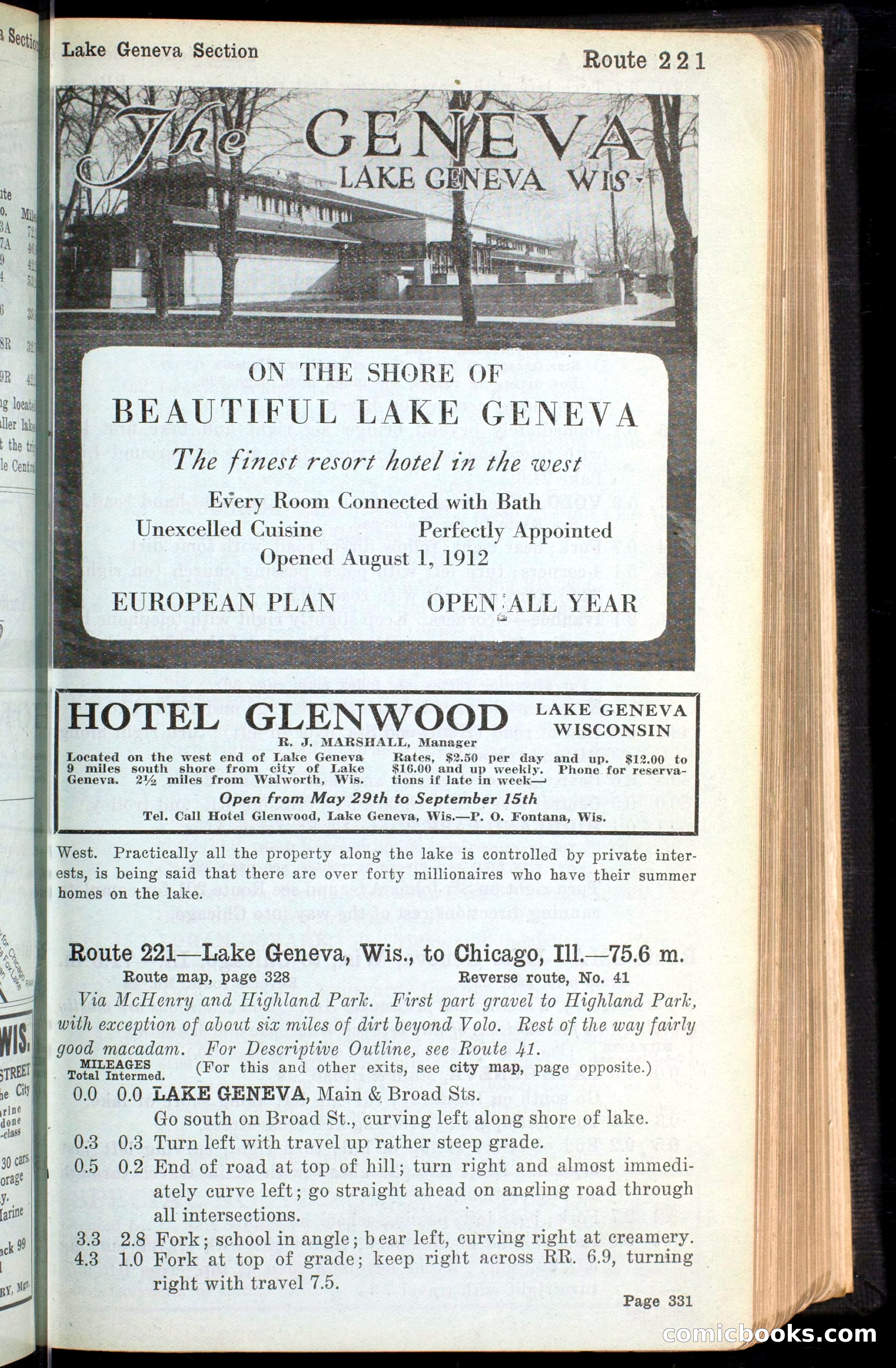 The Automobile Blue Book, Official 1913, Volume 4 — page 341 of 398