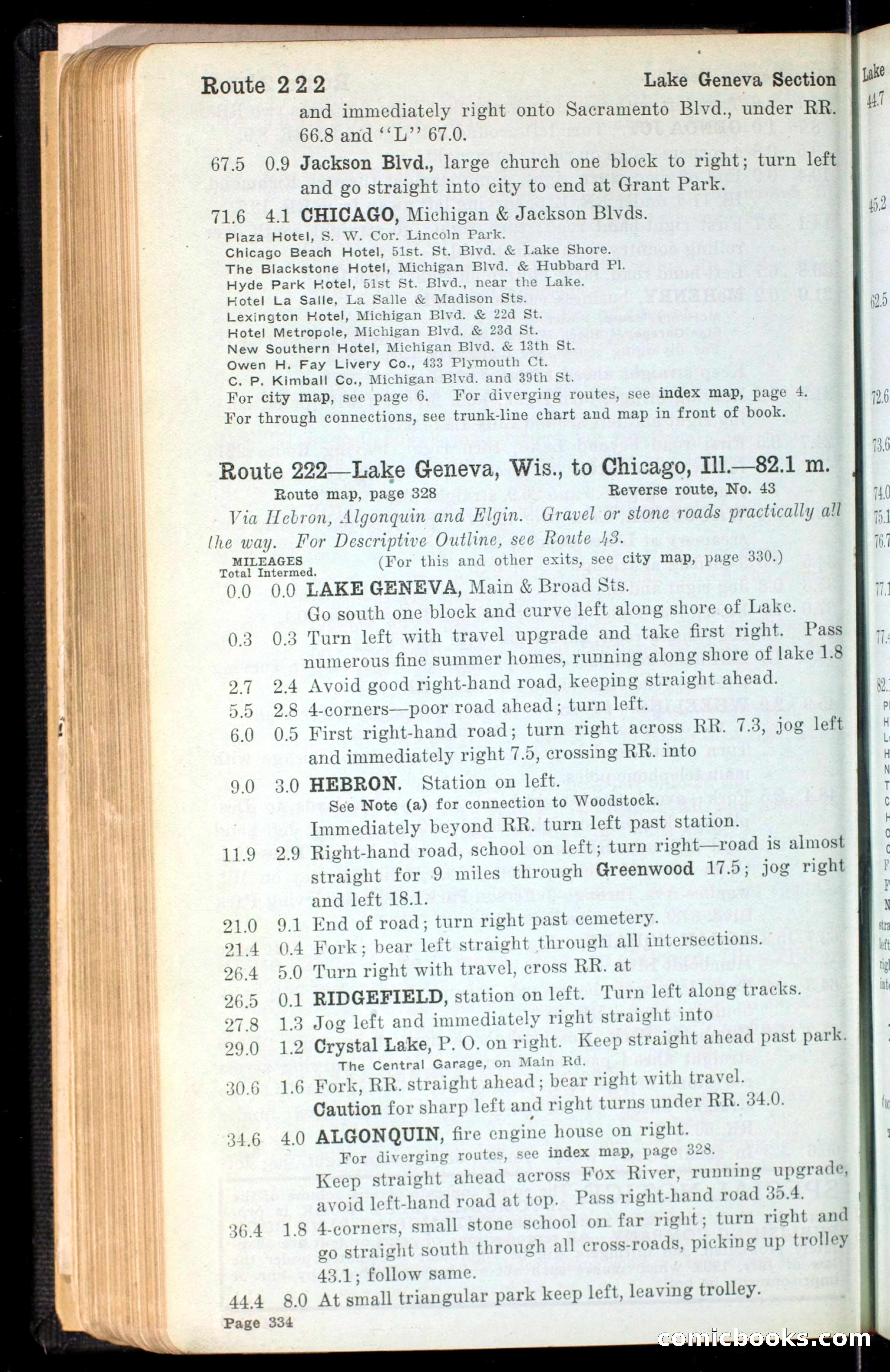 The Automobile Blue Book, Official 1913, Volume 4 — page 344 of 398