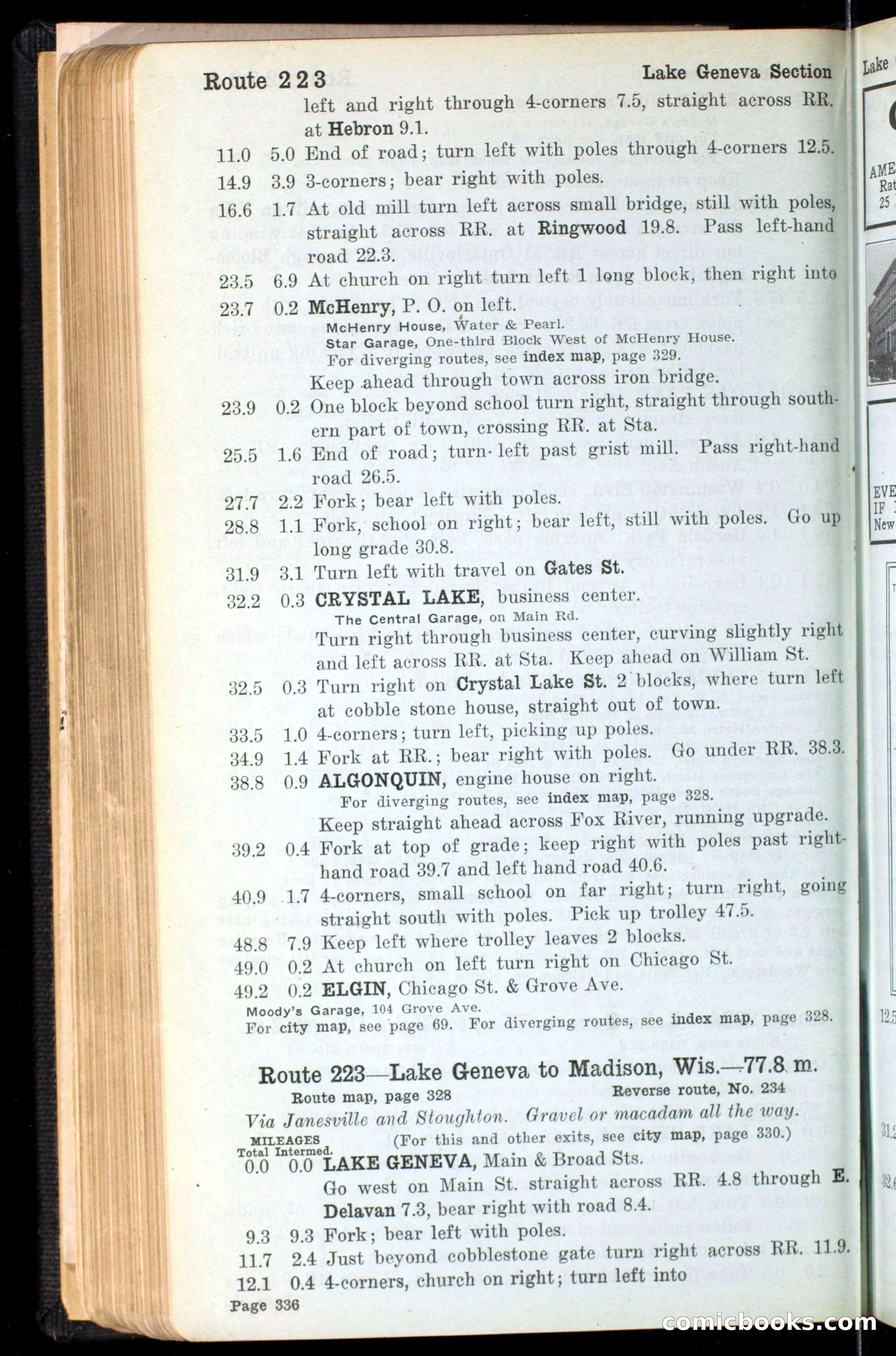 The Automobile Blue Book, Official 1913, Volume 4 — page 346 of 398