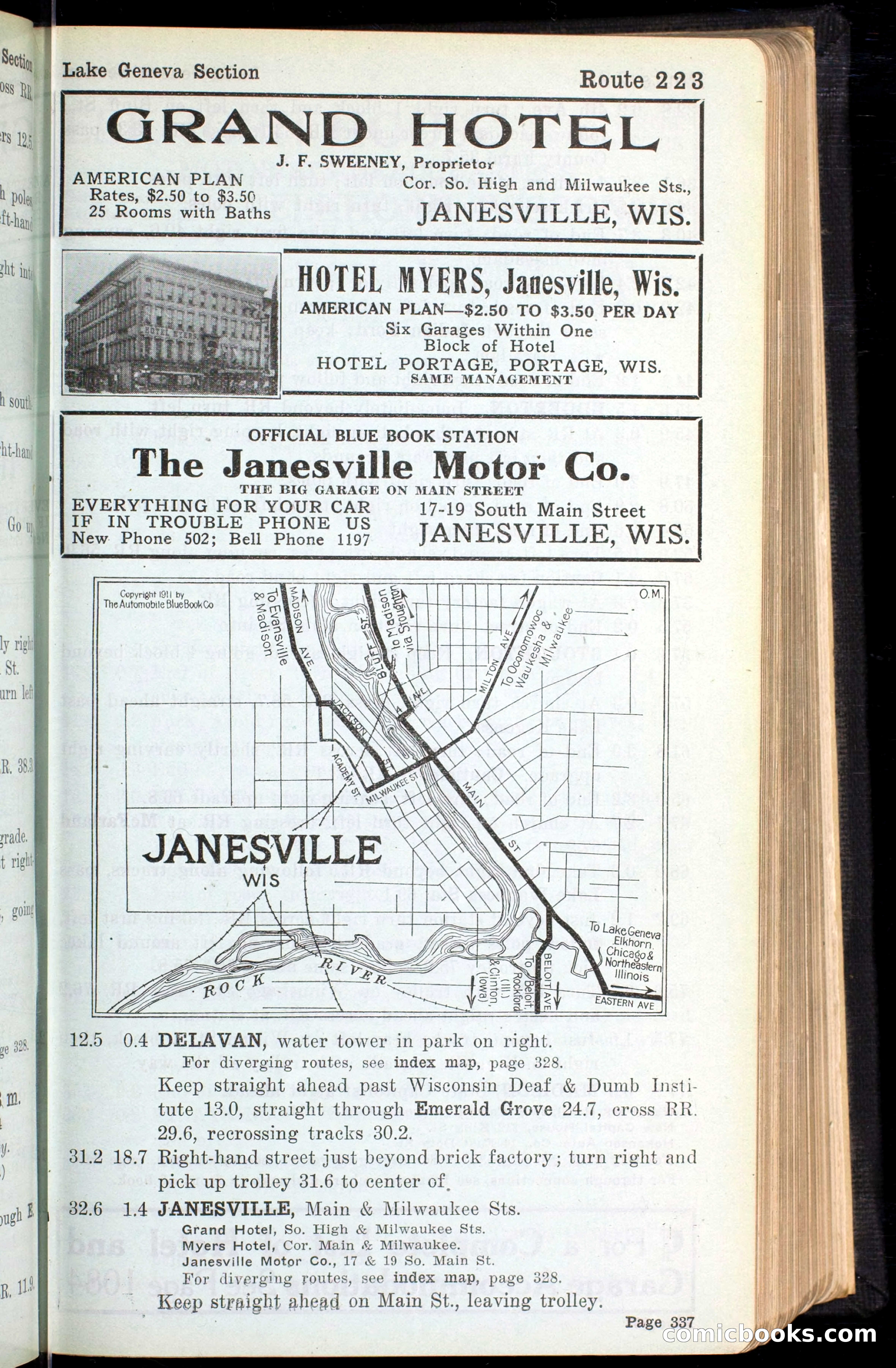 The Automobile Blue Book, Official 1913, Volume 4 — page 347 of 398