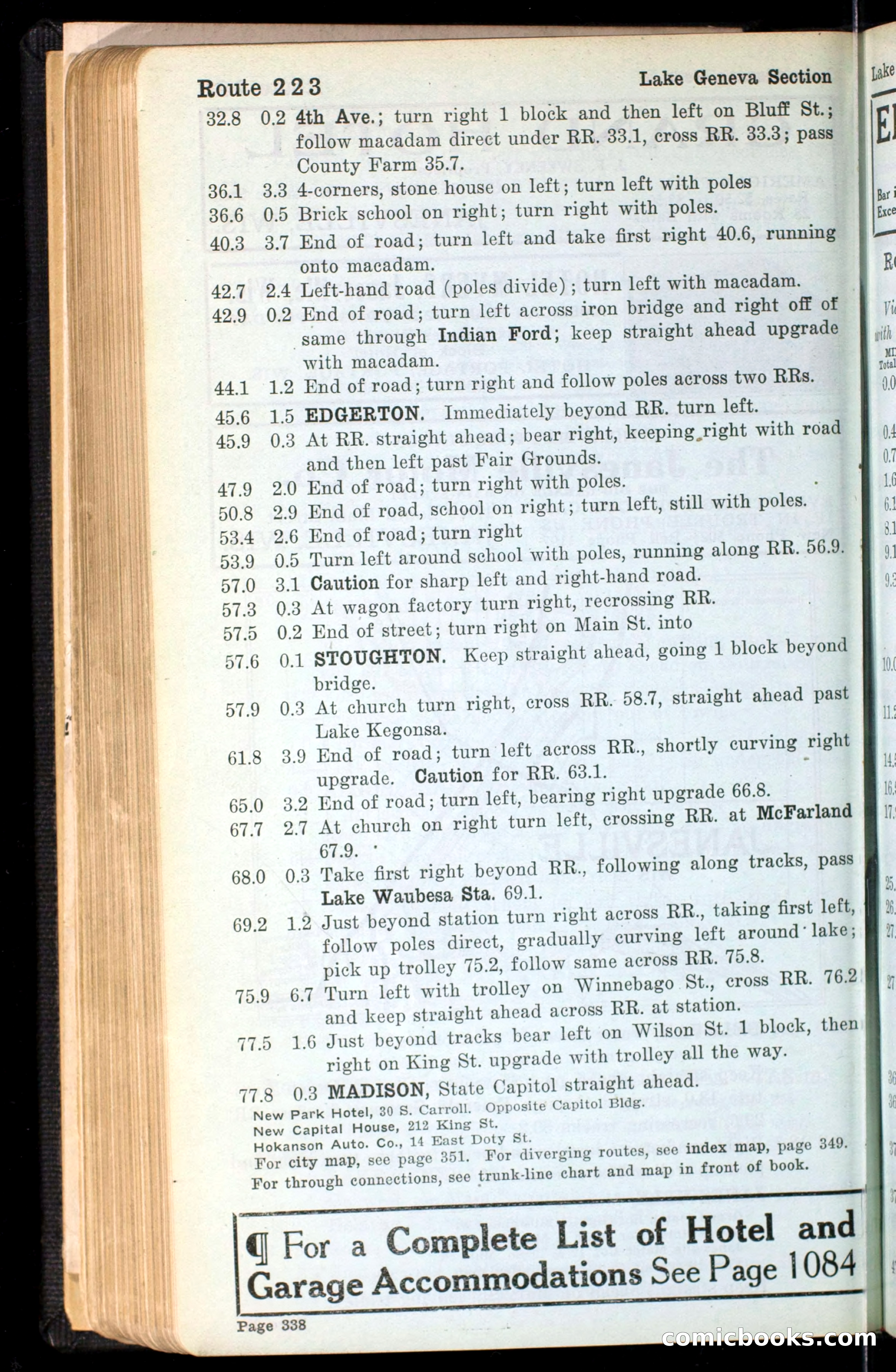 The Automobile Blue Book, Official 1913, Volume 4 — page 348 of 398