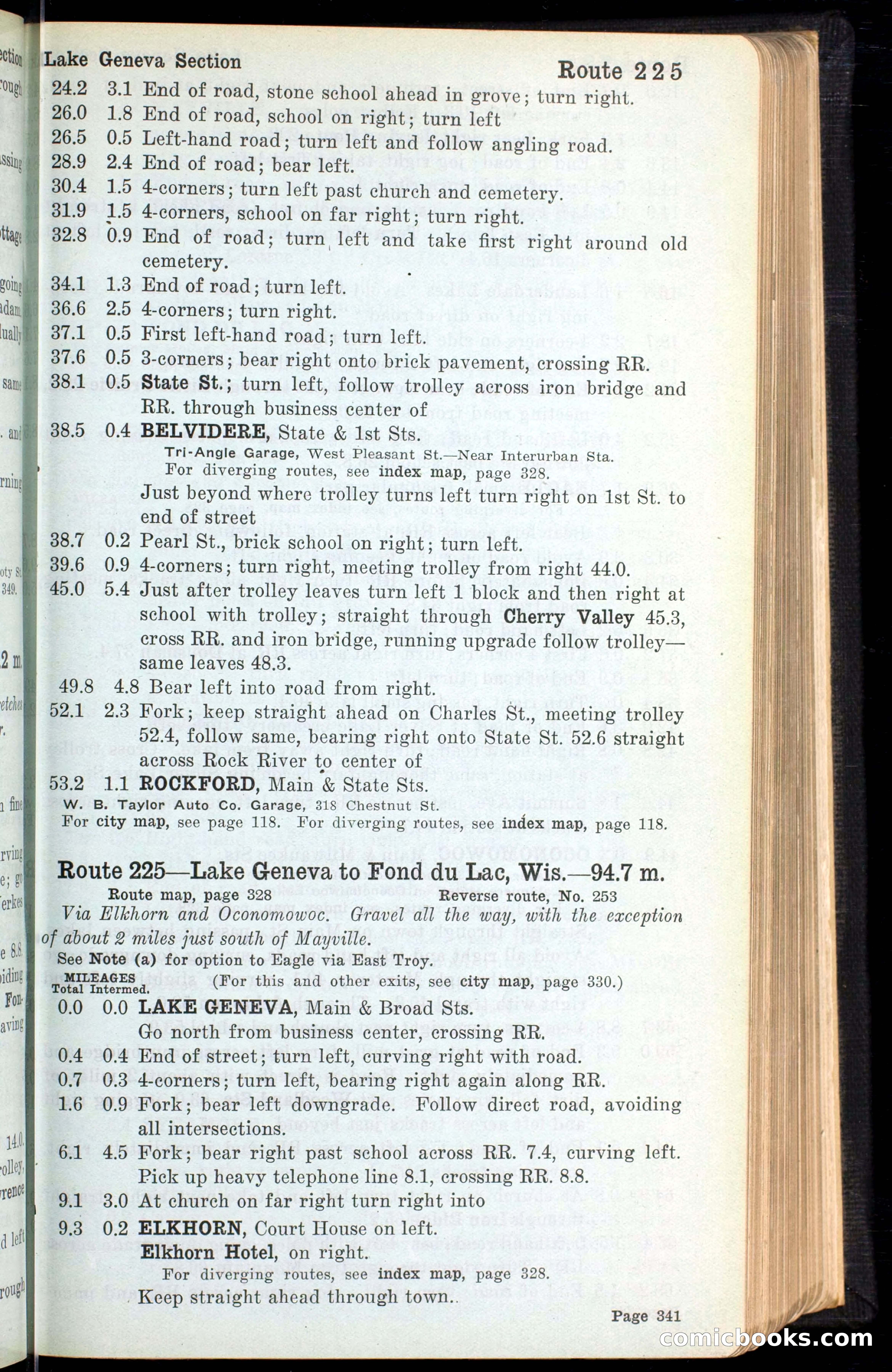 The Automobile Blue Book, Official 1913, Volume 4 — page 351 of 398