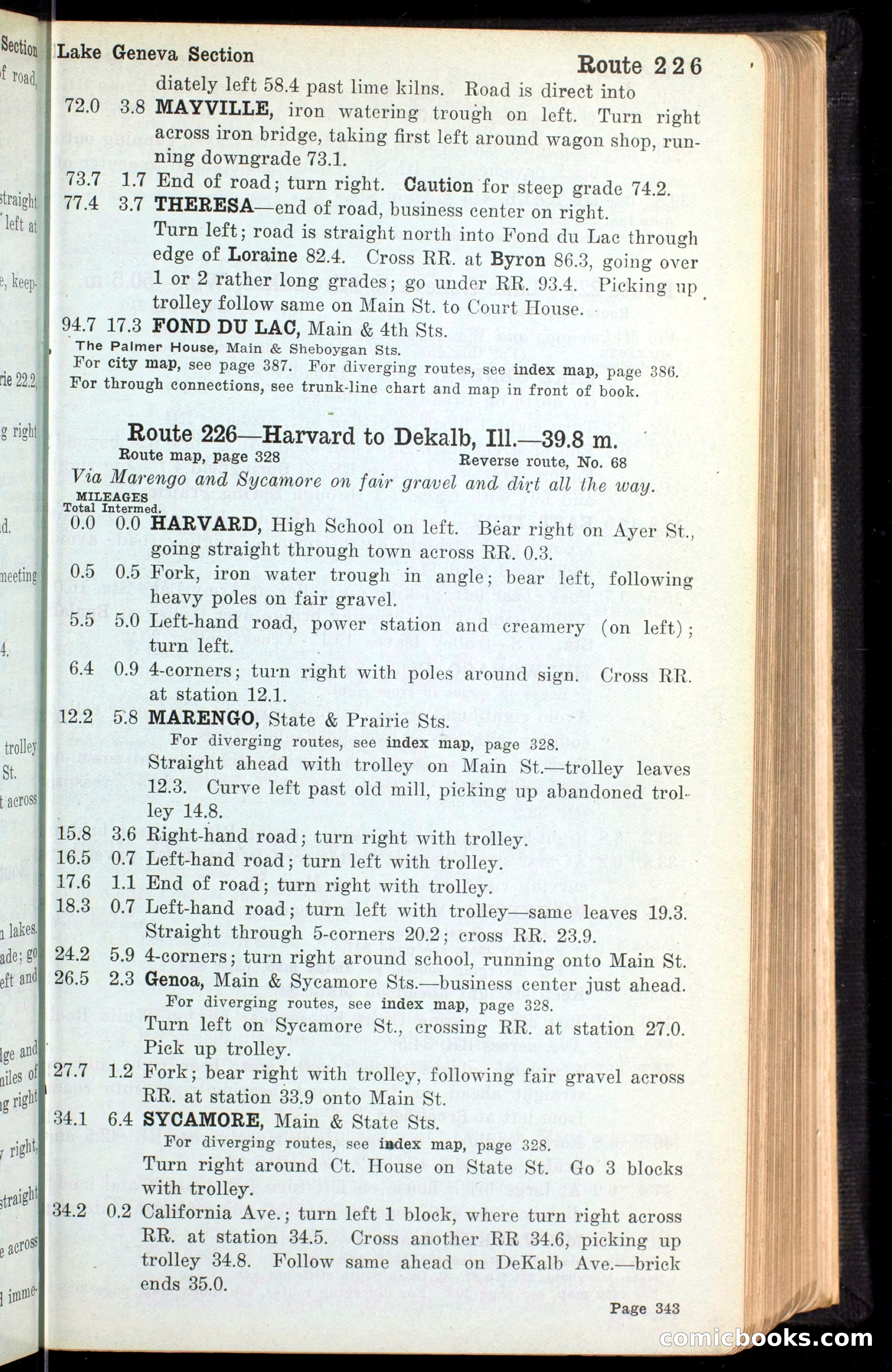 The Automobile Blue Book, Official 1913, Volume 4 — page 353 of 398