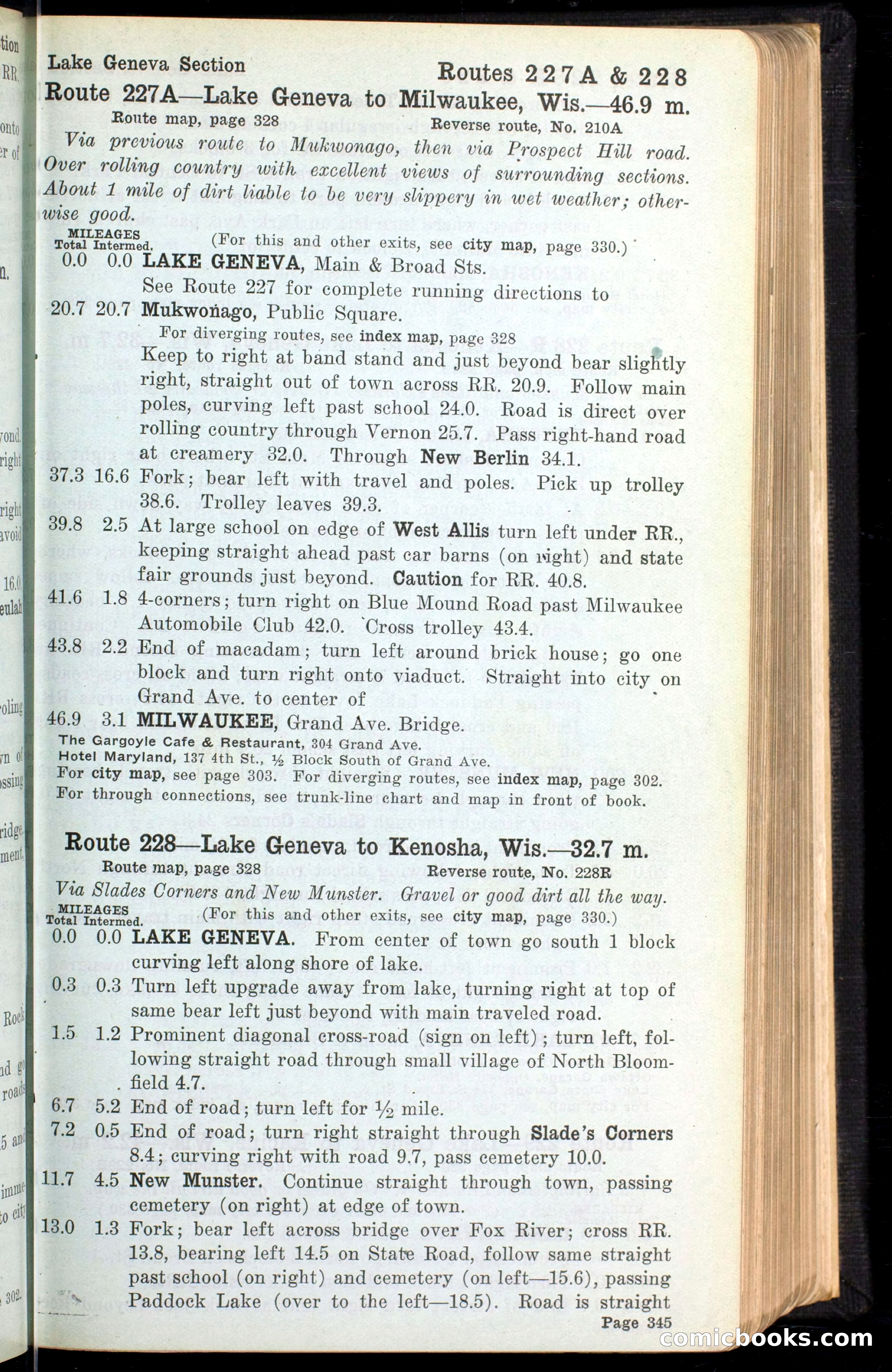 The Automobile Blue Book, Official 1913, Volume 4 — page 355 of 398