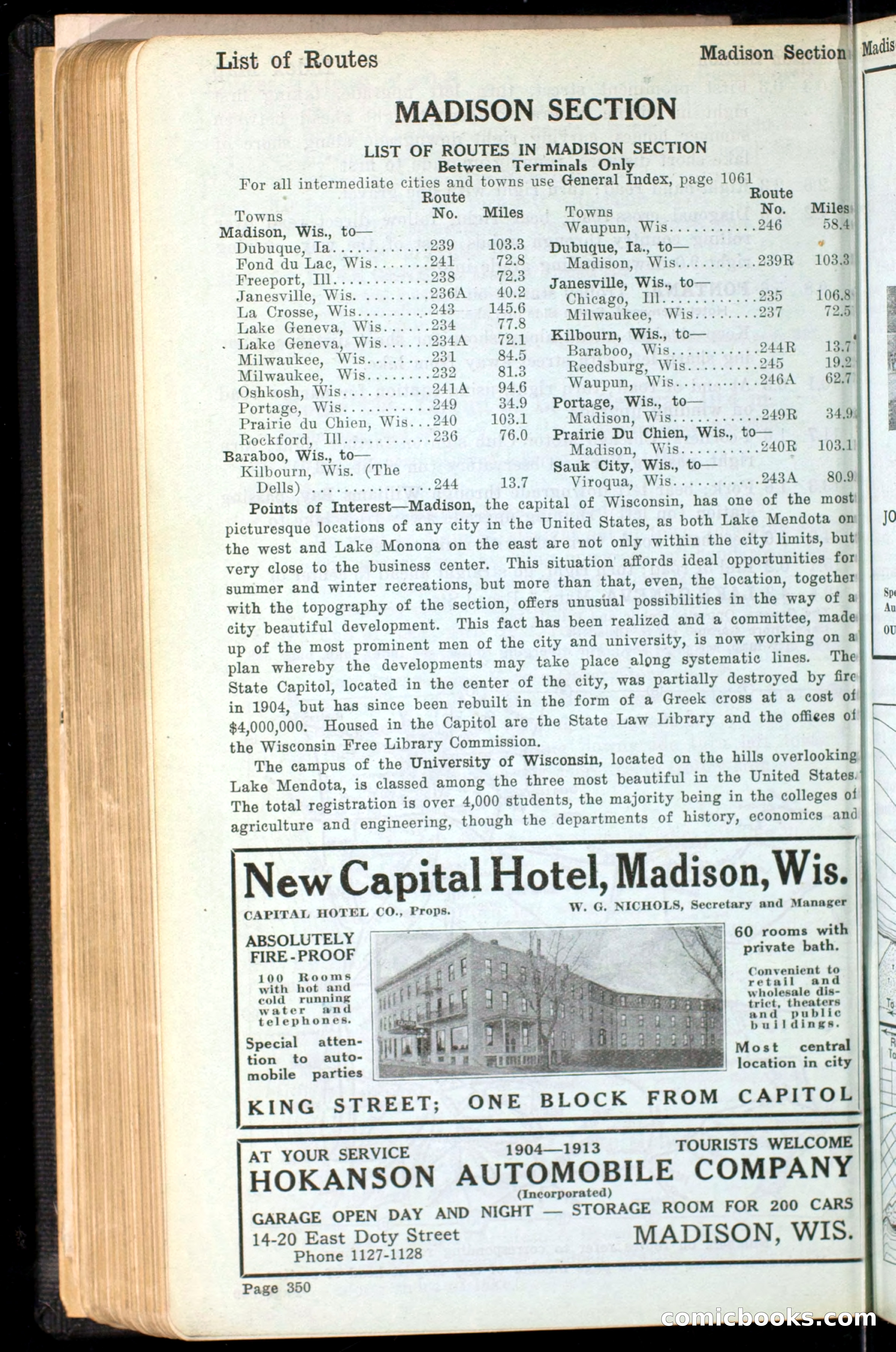 The Automobile Blue Book, Official 1913, Volume 4 — page 358 of 398