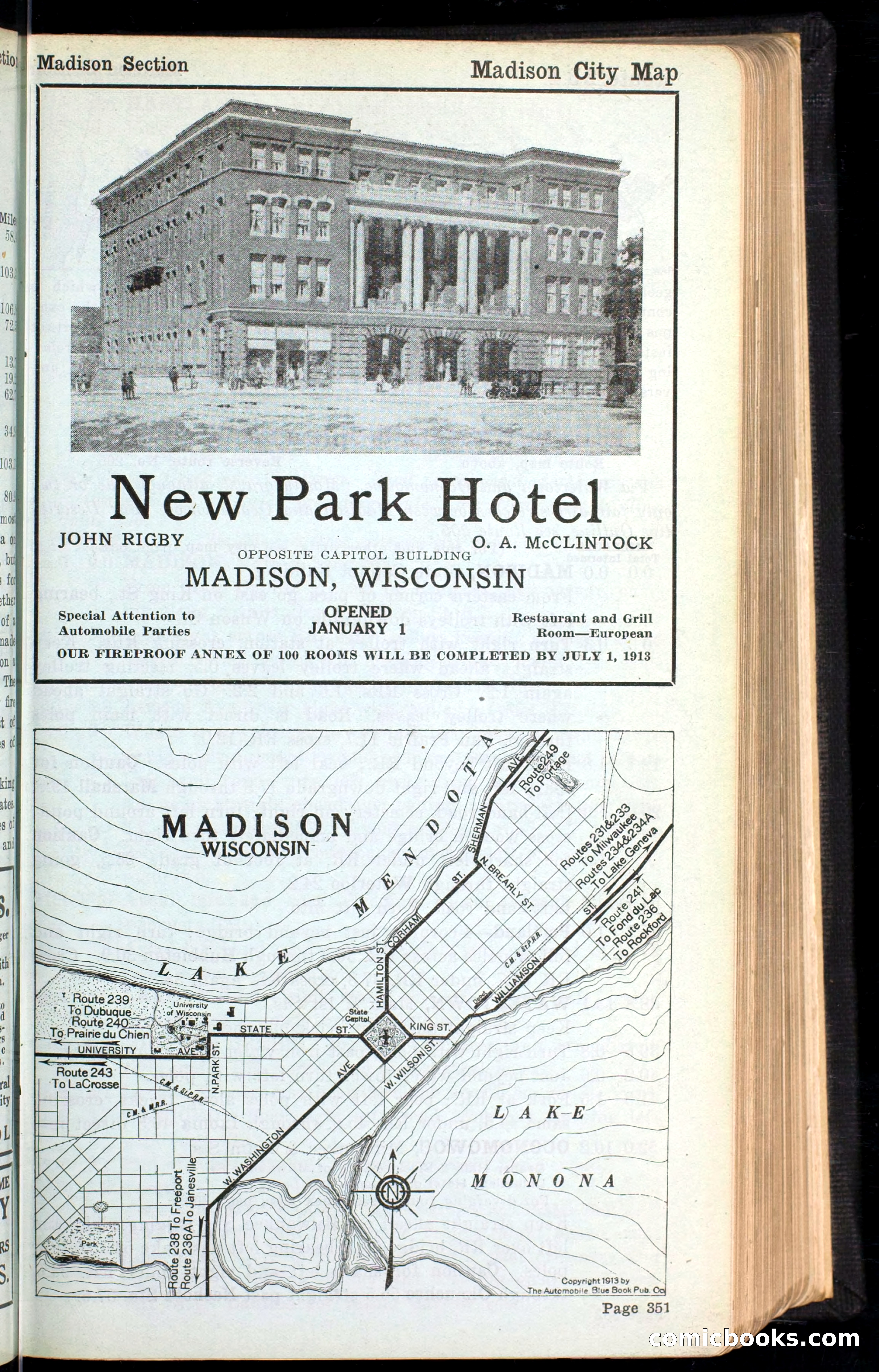 The Automobile Blue Book, Official 1913, Volume 4 — page 359 of 398