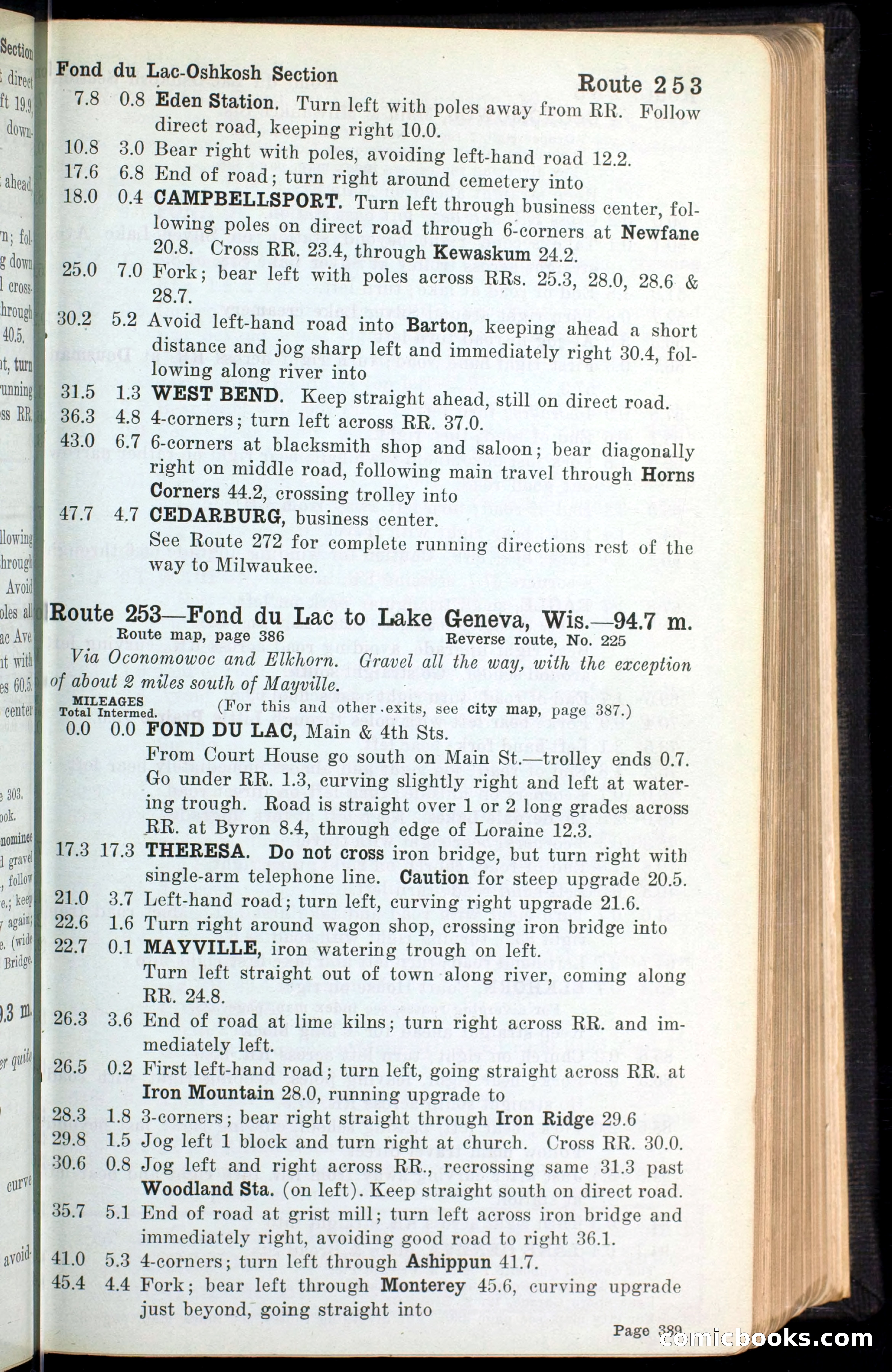 The Automobile Blue Book, Official 1913, Volume 4 — page 397 of 398