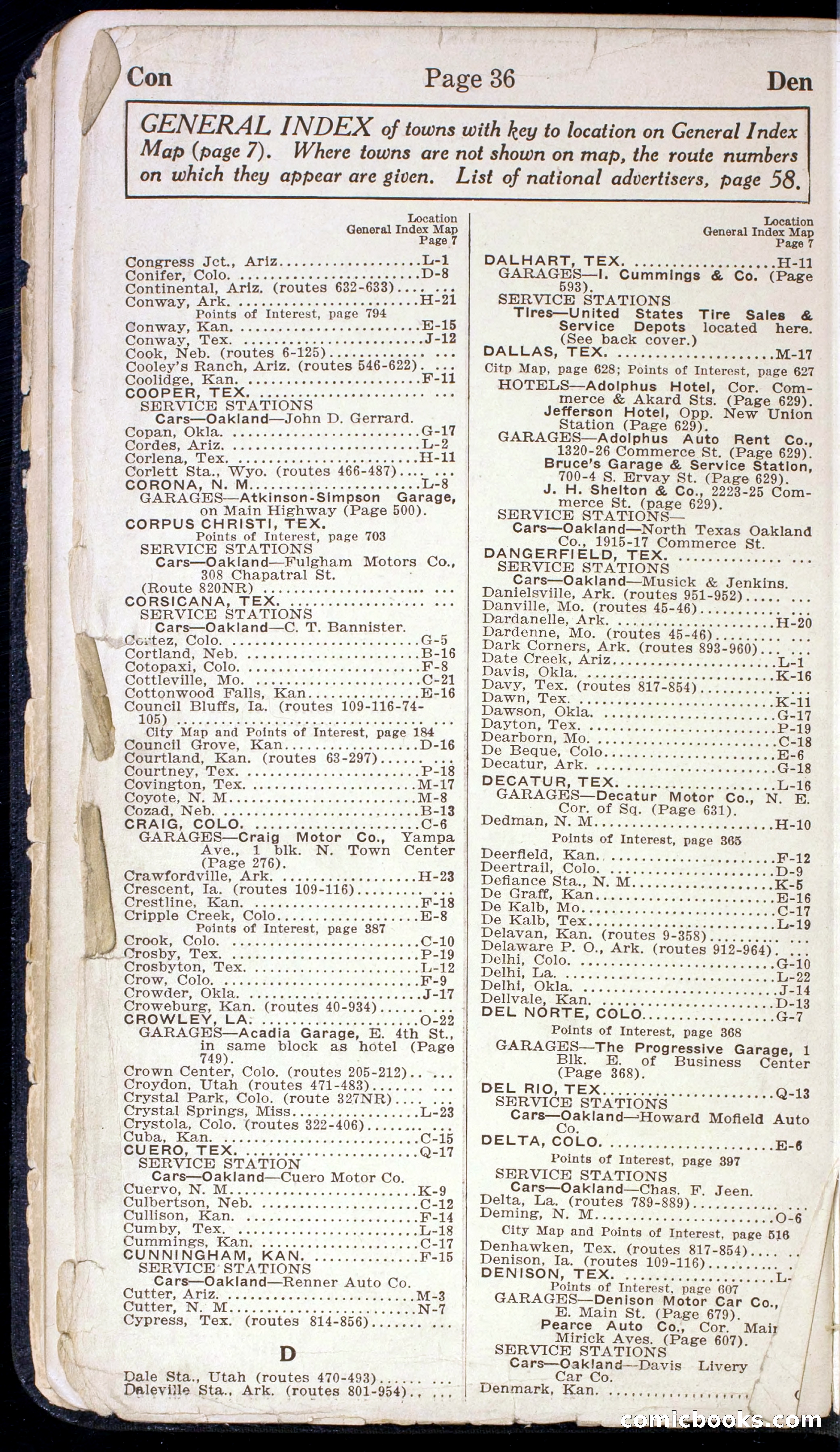 Official Automobile Blue Book, Vol. 7 — page 38 of 399