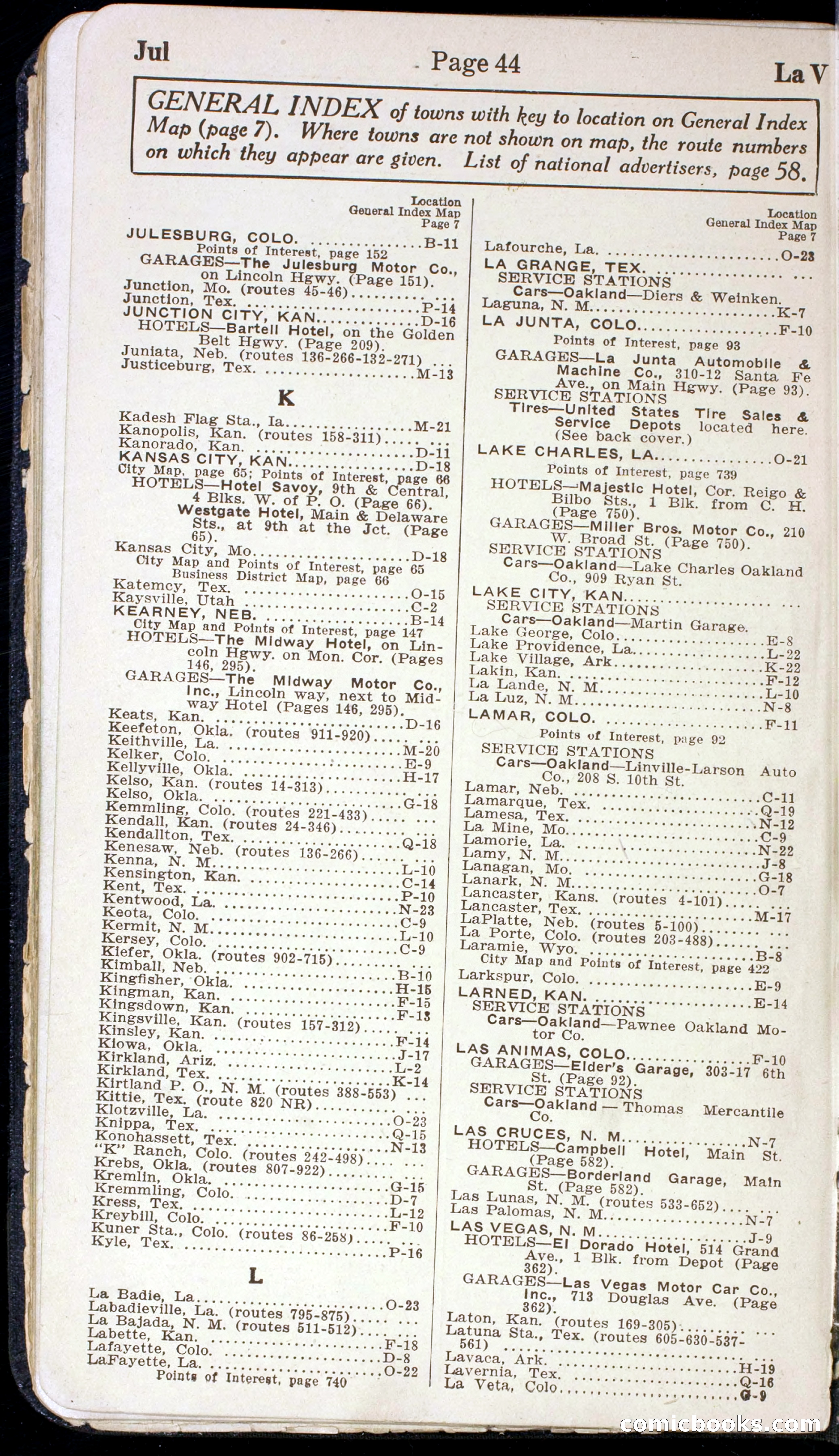 Official Automobile Blue Book, Vol. 7 — page 46 of 399