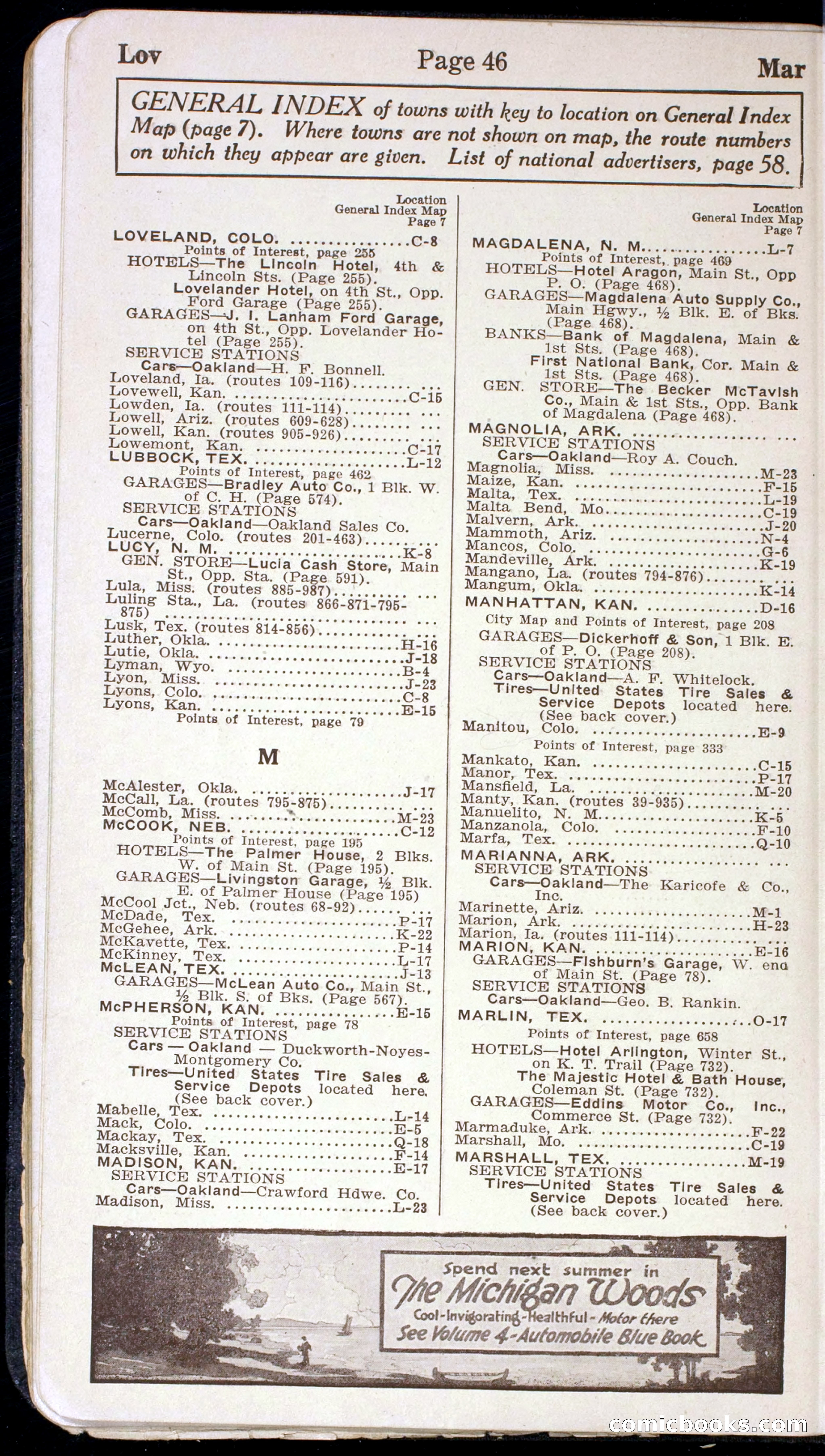 Official Automobile Blue Book, Vol. 7 — page 48 of 399