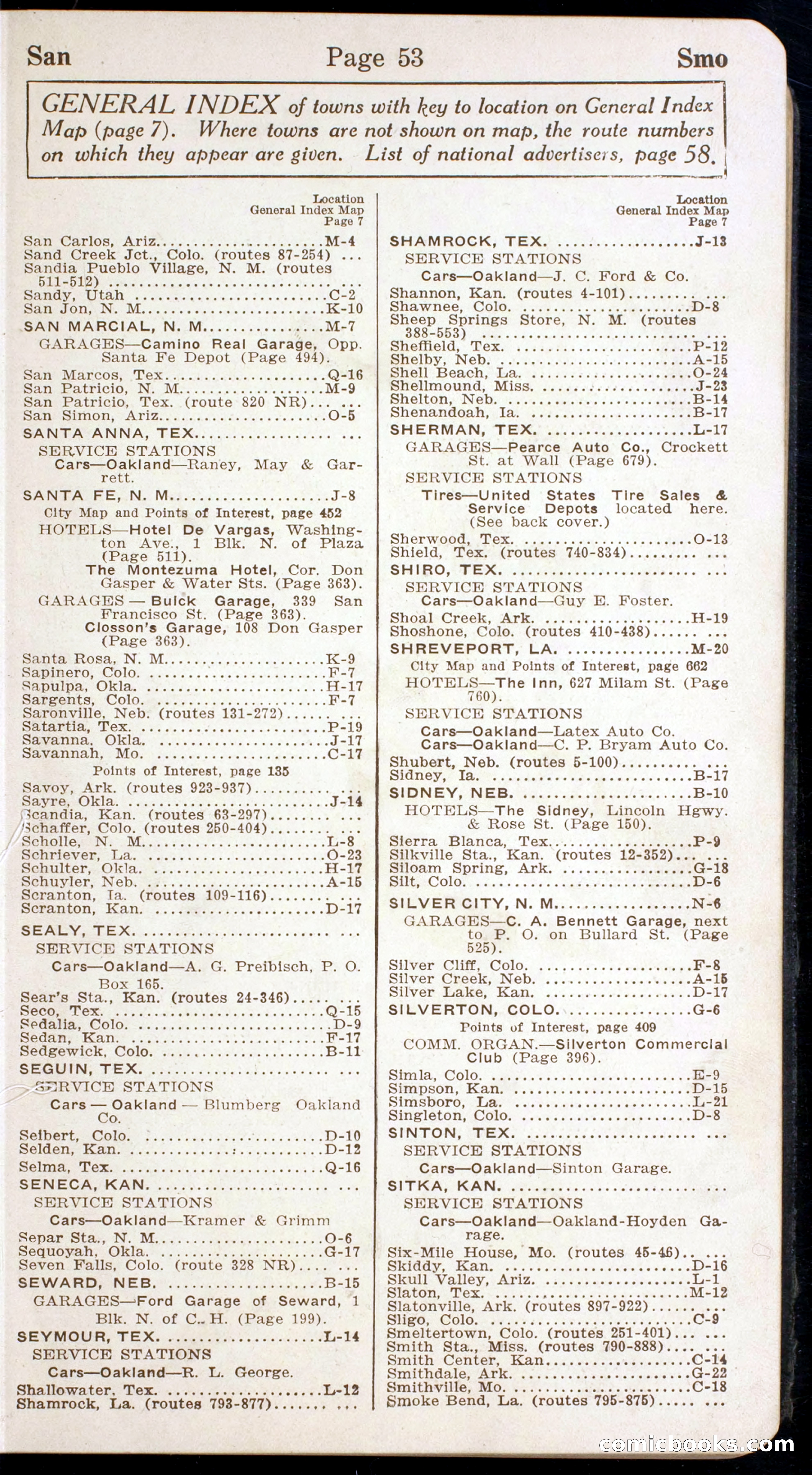 Official Automobile Blue Book, Vol. 7 — page 55 of 399