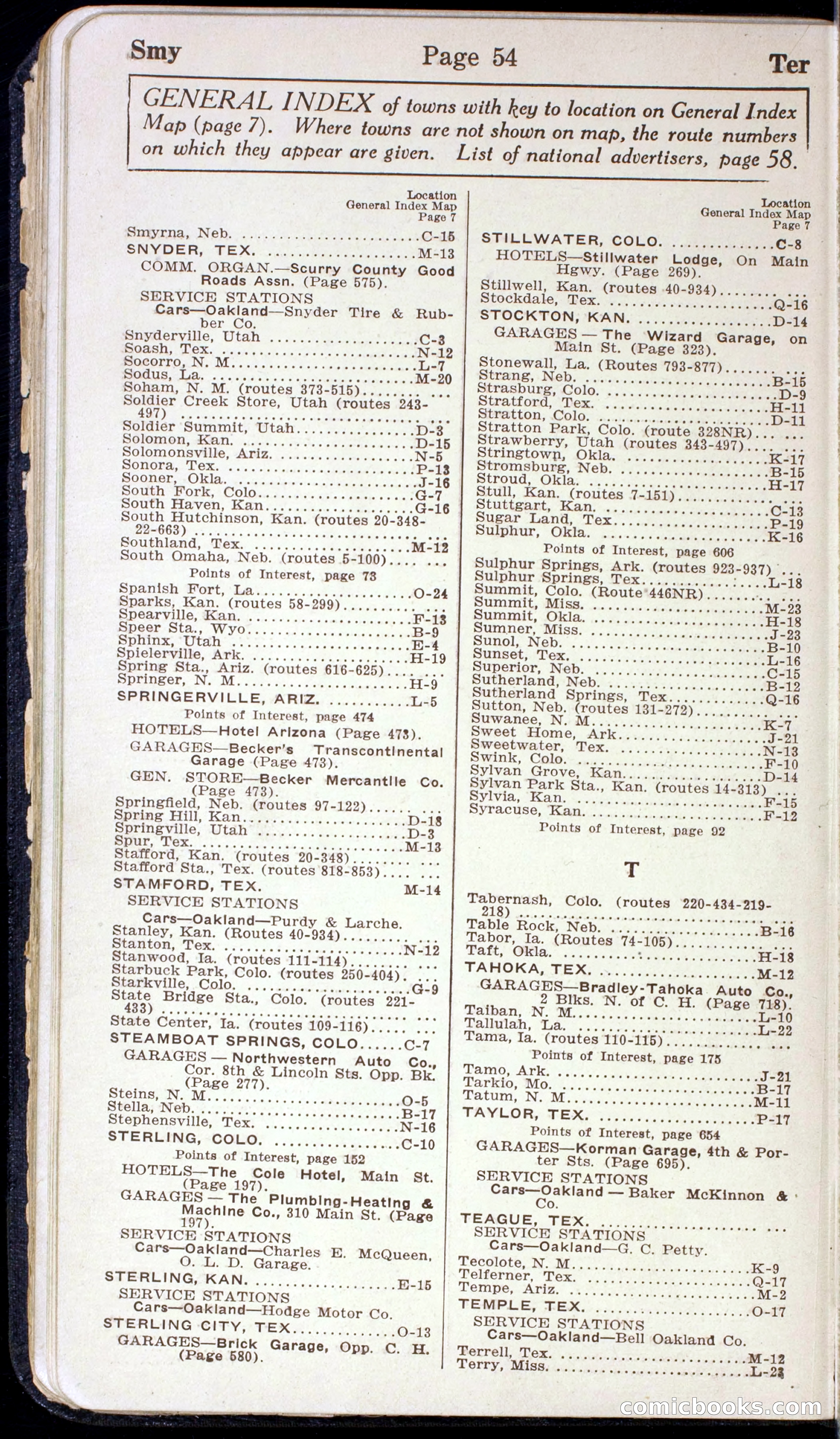 Official Automobile Blue Book, Vol. 7 — page 56 of 399