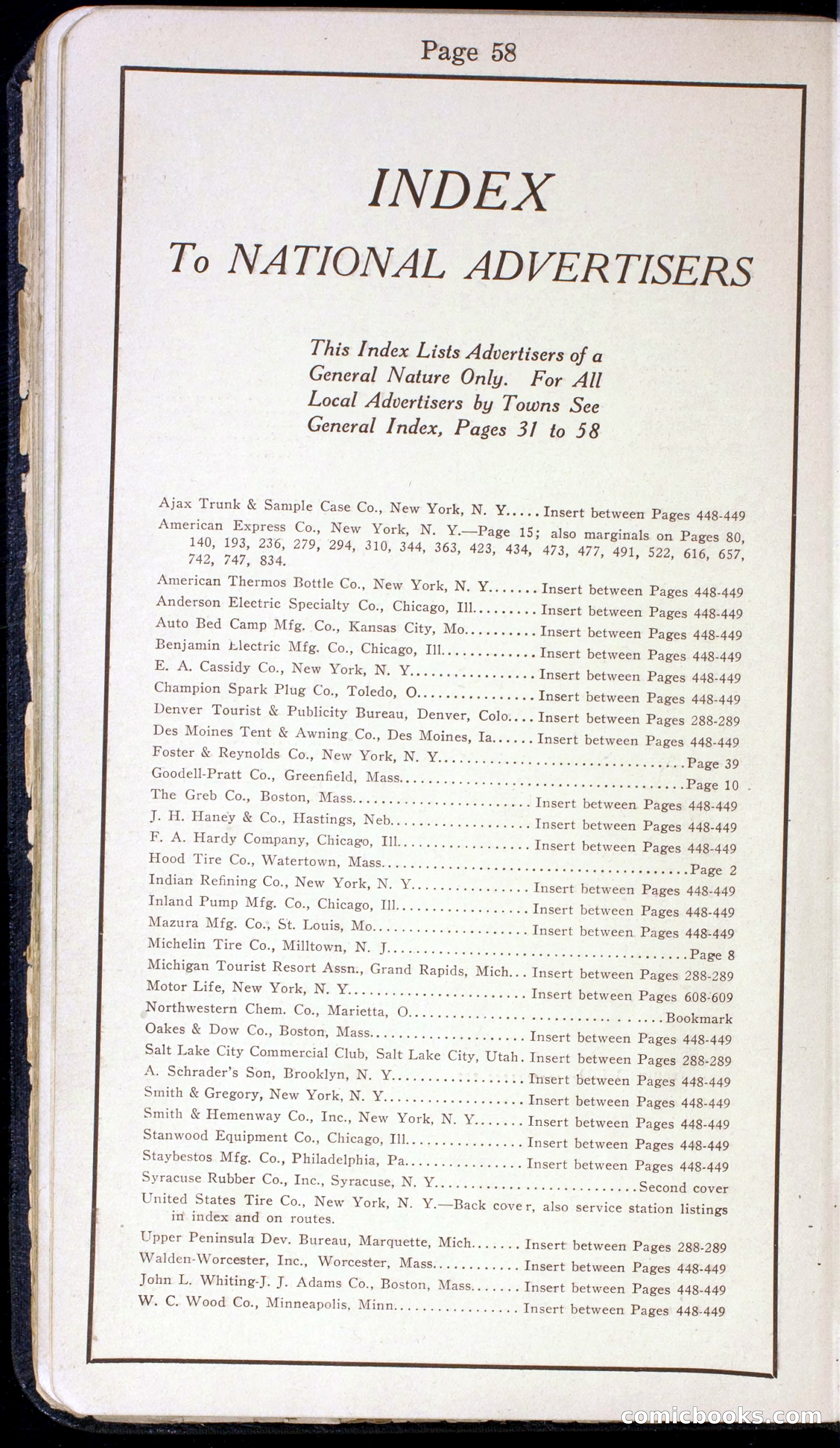 Official Automobile Blue Book, Vol. 7 — page 60 of 399