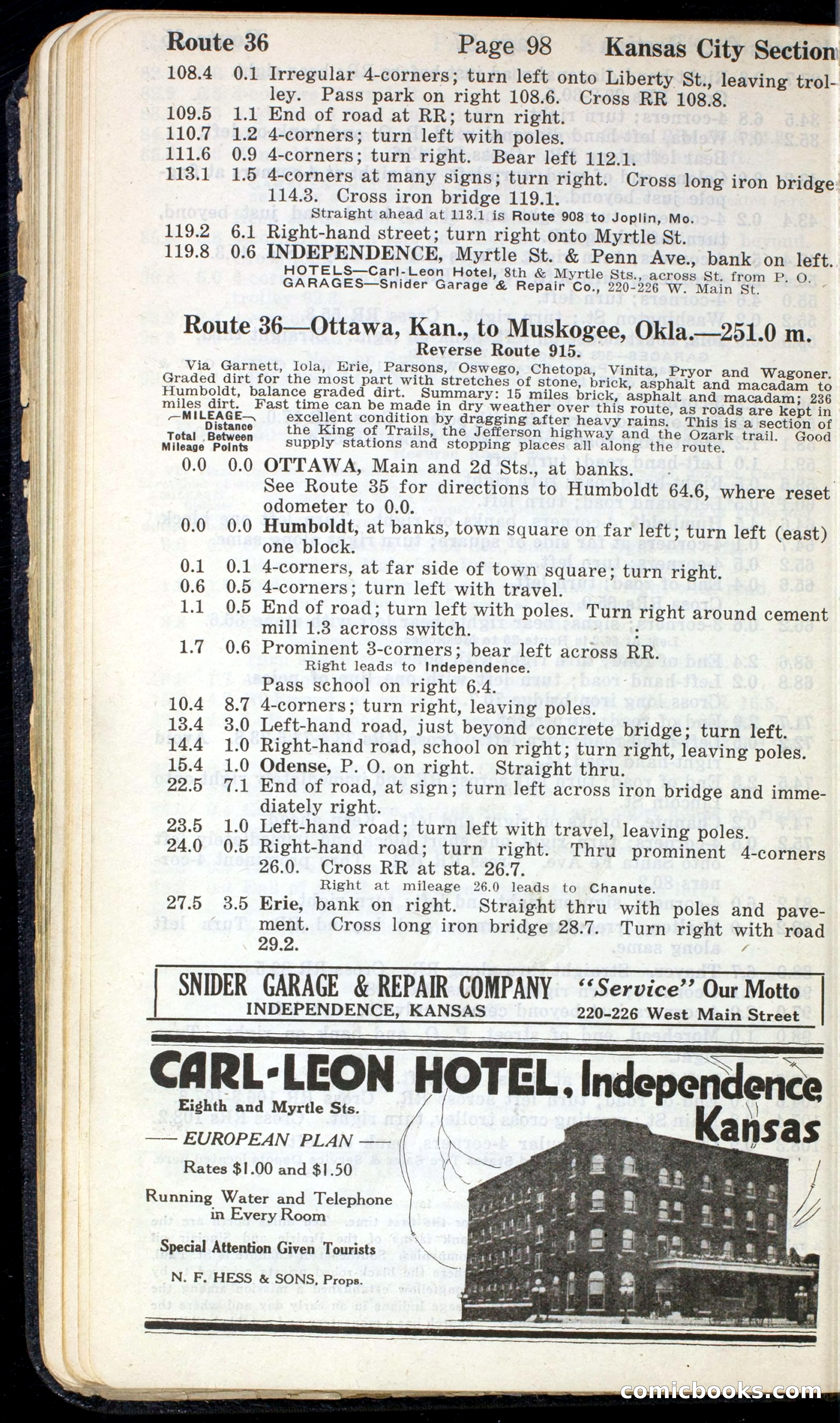 Official Automobile Blue Book, Vol. 7 — page 100 of 399