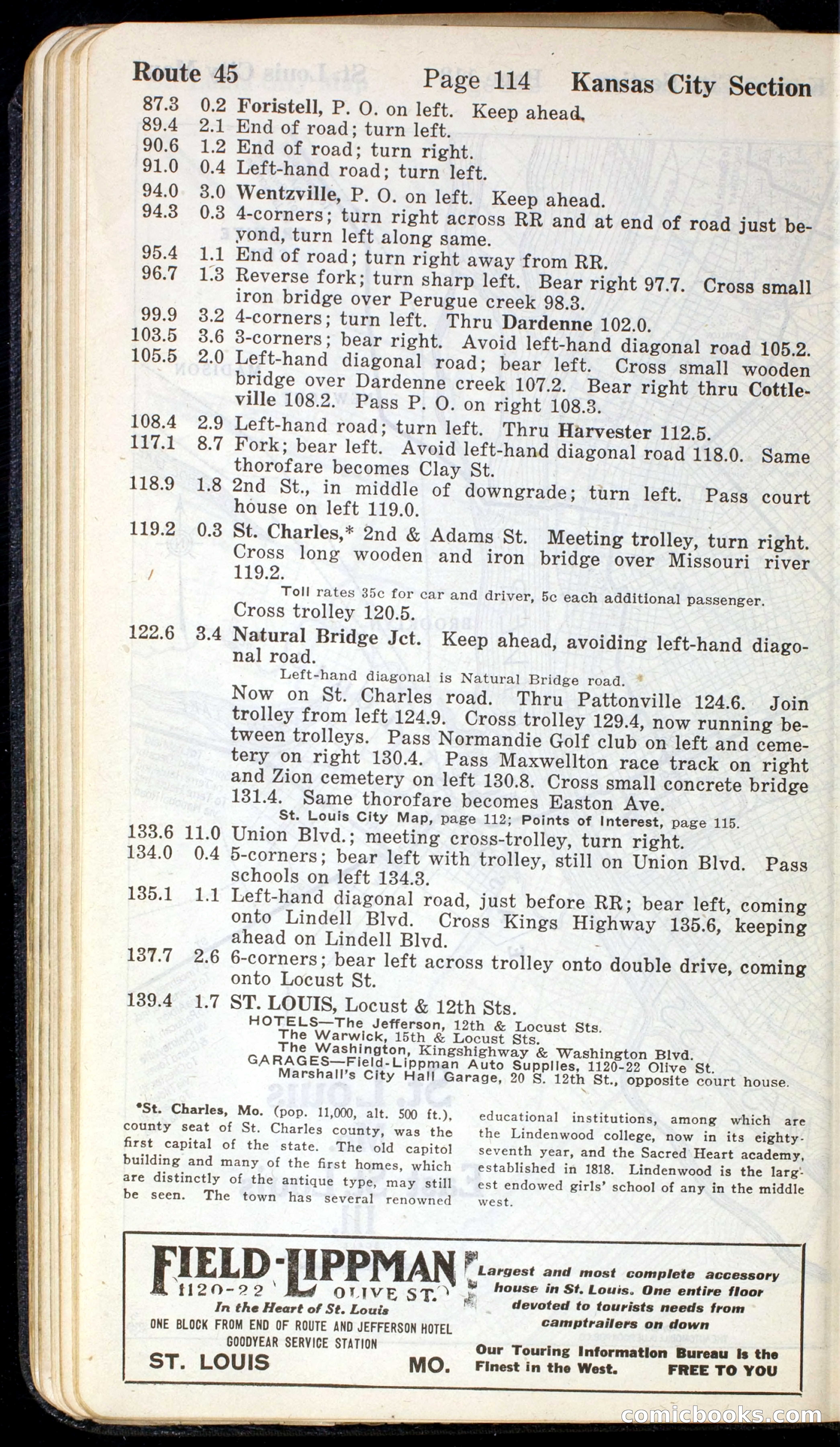 Official Automobile Blue Book, Vol. 7 — page 116 of 399