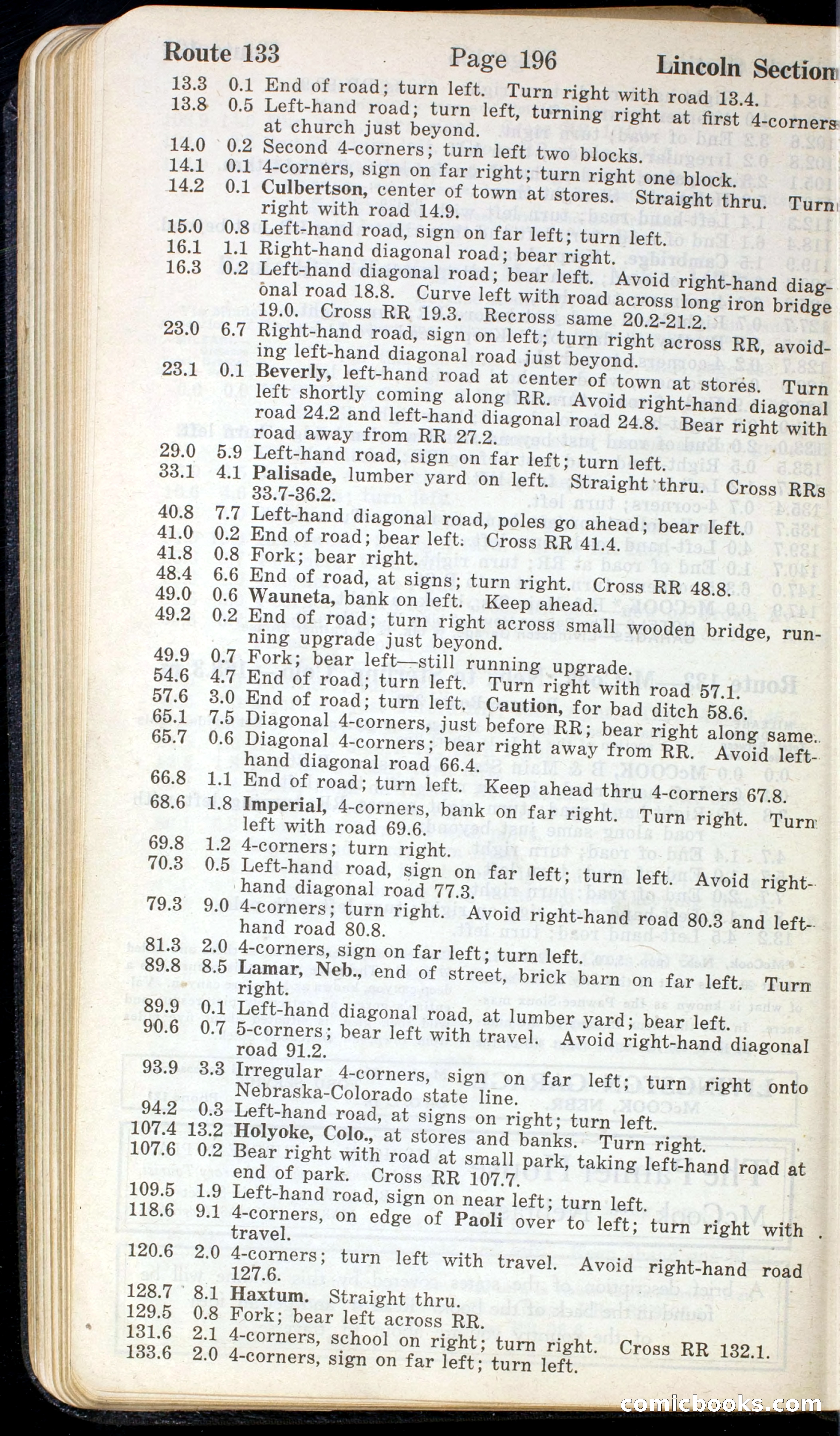 Official Automobile Blue Book, Vol. 7 — page 200 of 399