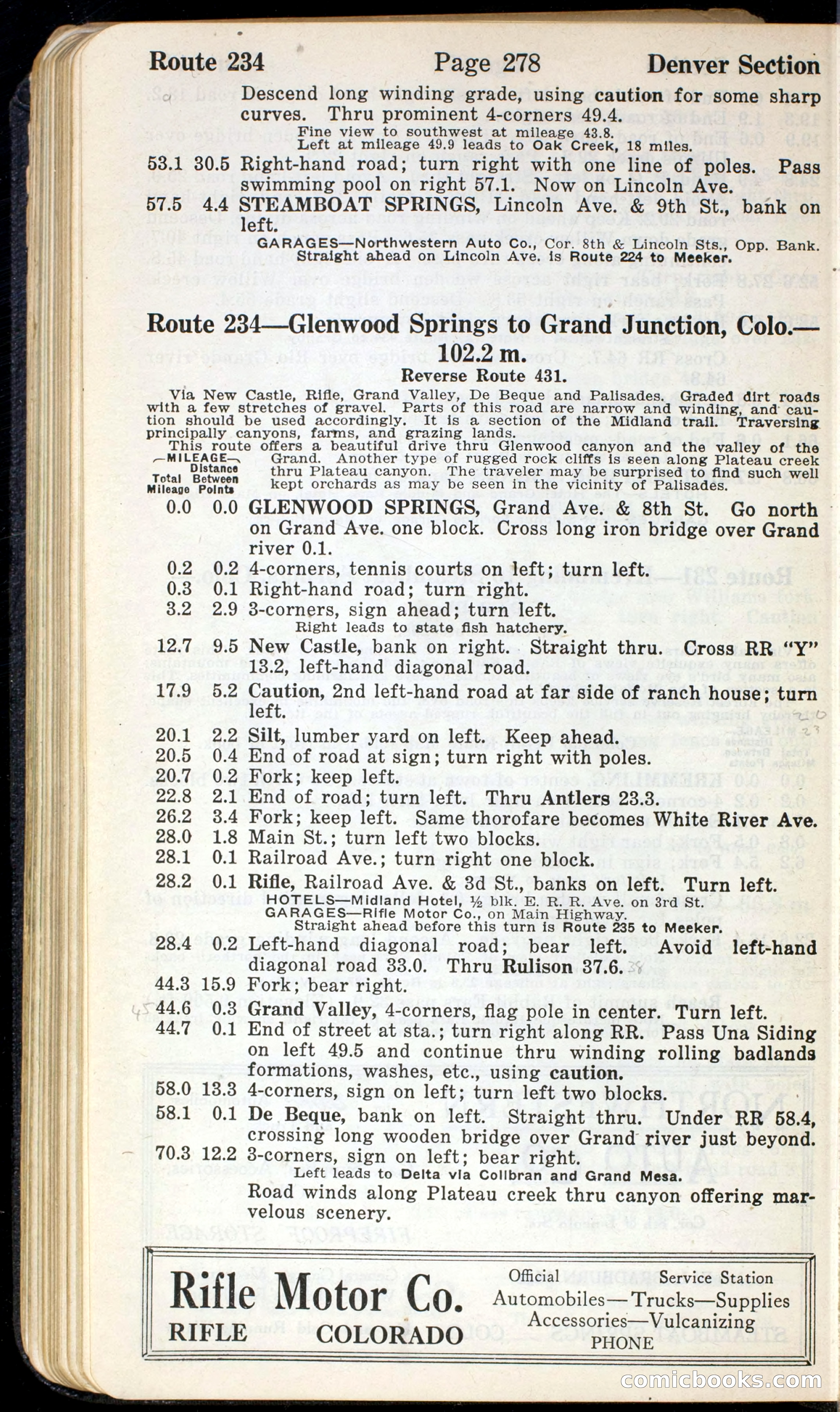 Official Automobile Blue Book, Vol. 7 — page 282 of 399