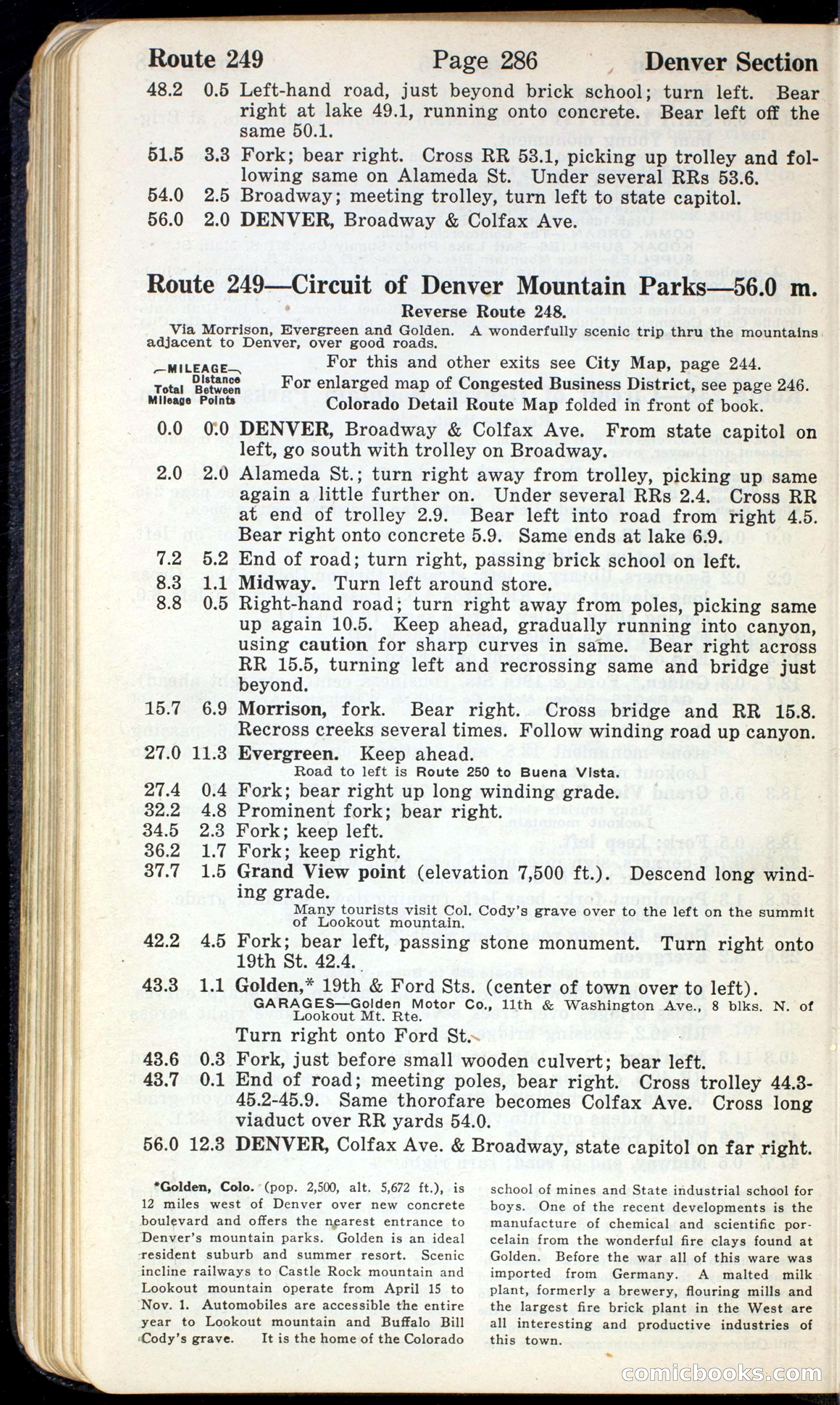 Official Automobile Blue Book, Vol. 7 — page 290 of 399