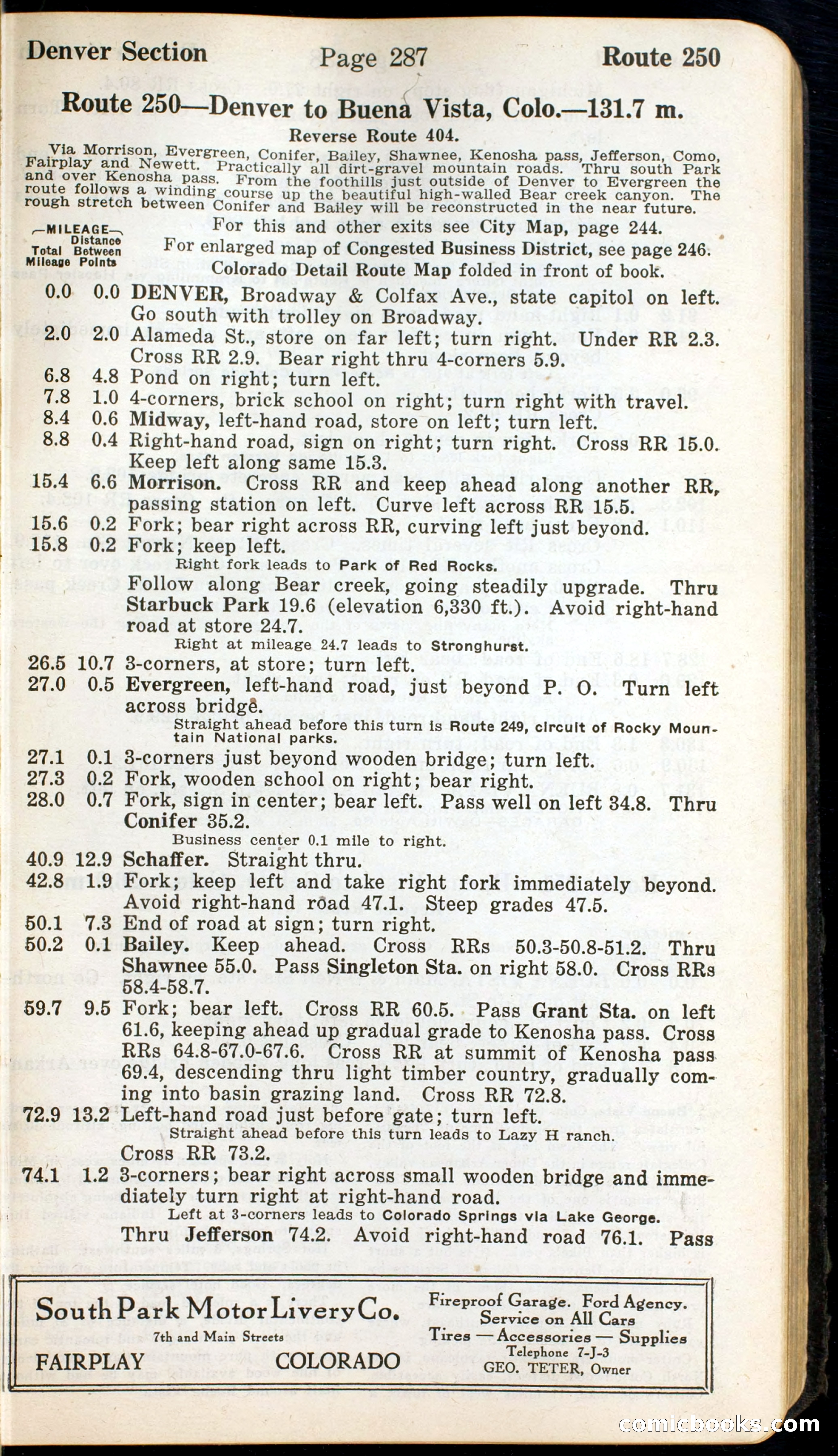 Official Automobile Blue Book, Vol. 7 — page 291 of 399