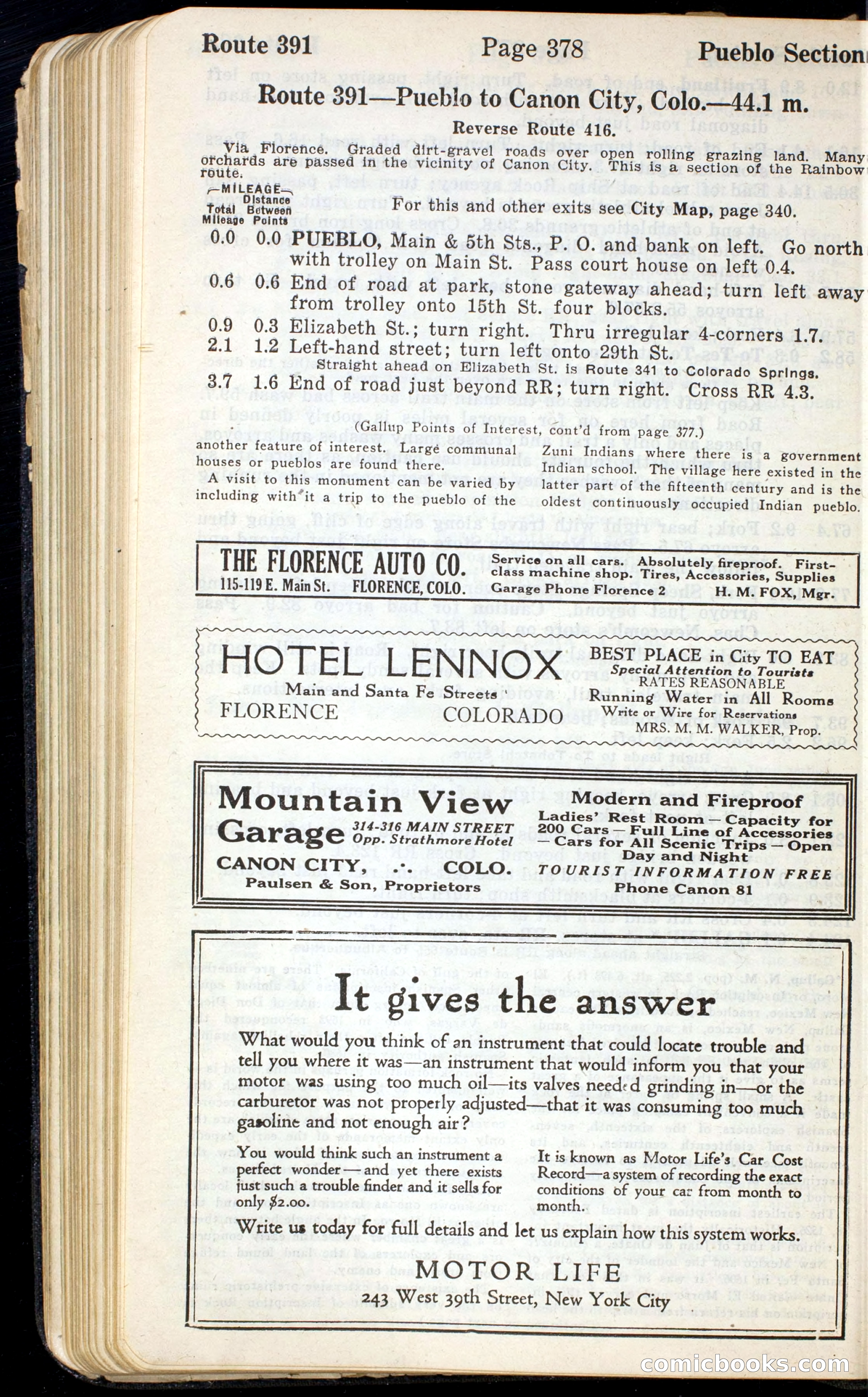 Official Automobile Blue Book, Vol. 7 — page 384 of 399