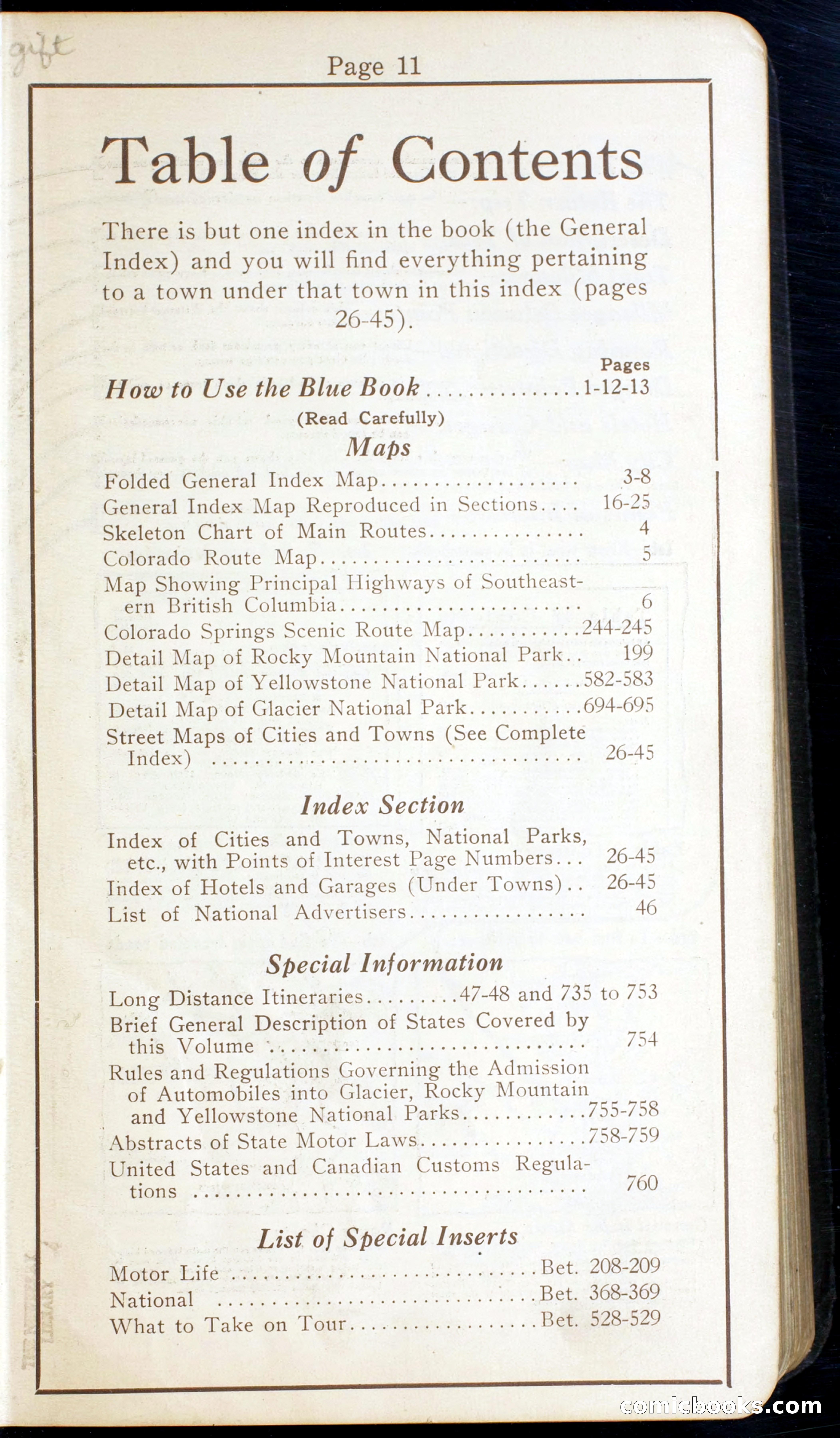 Official Automobile Blue Book, Volume 10 — page 13 of 399