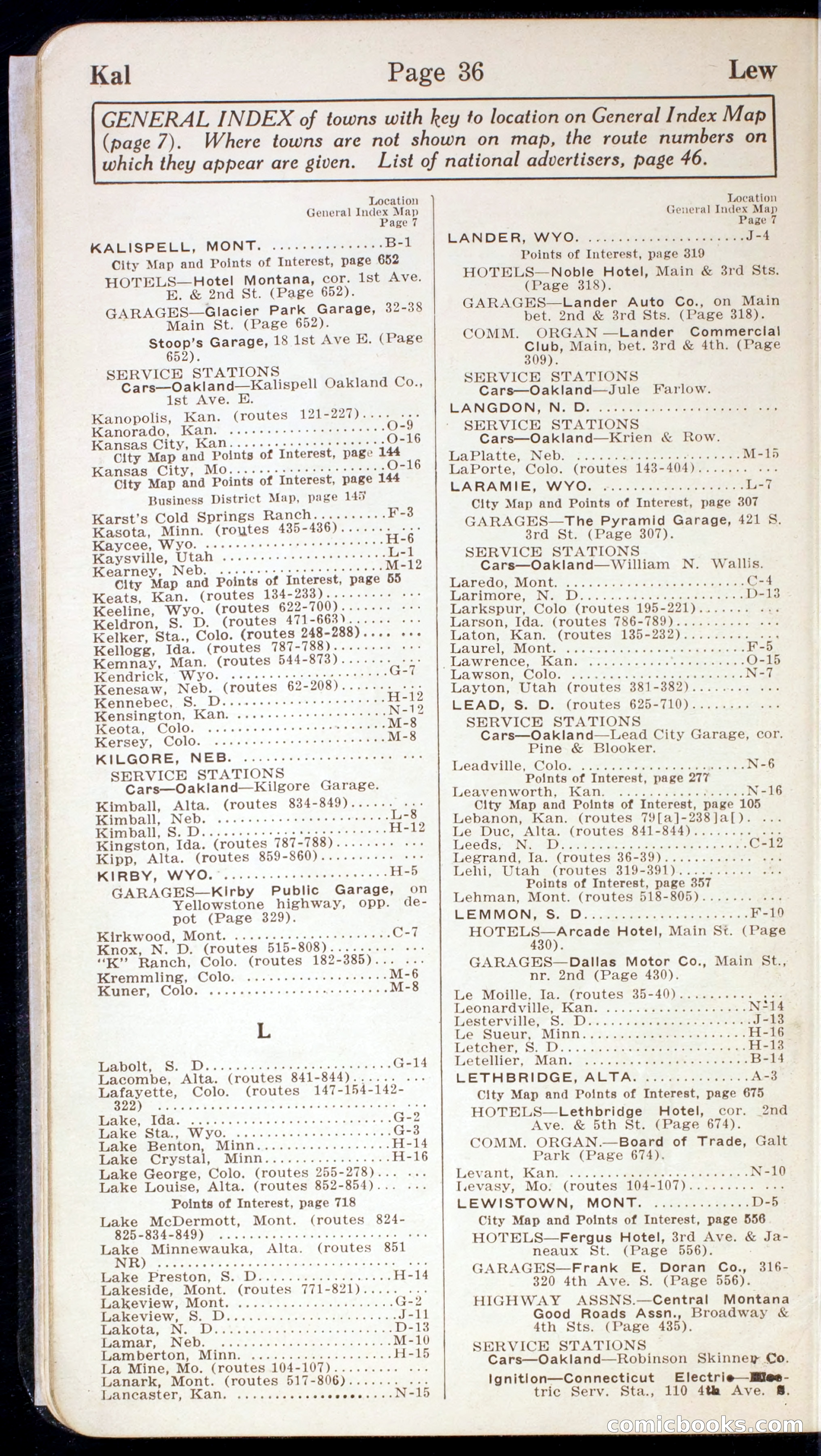 Official Automobile Blue Book, Volume 10 — page 38 of 399