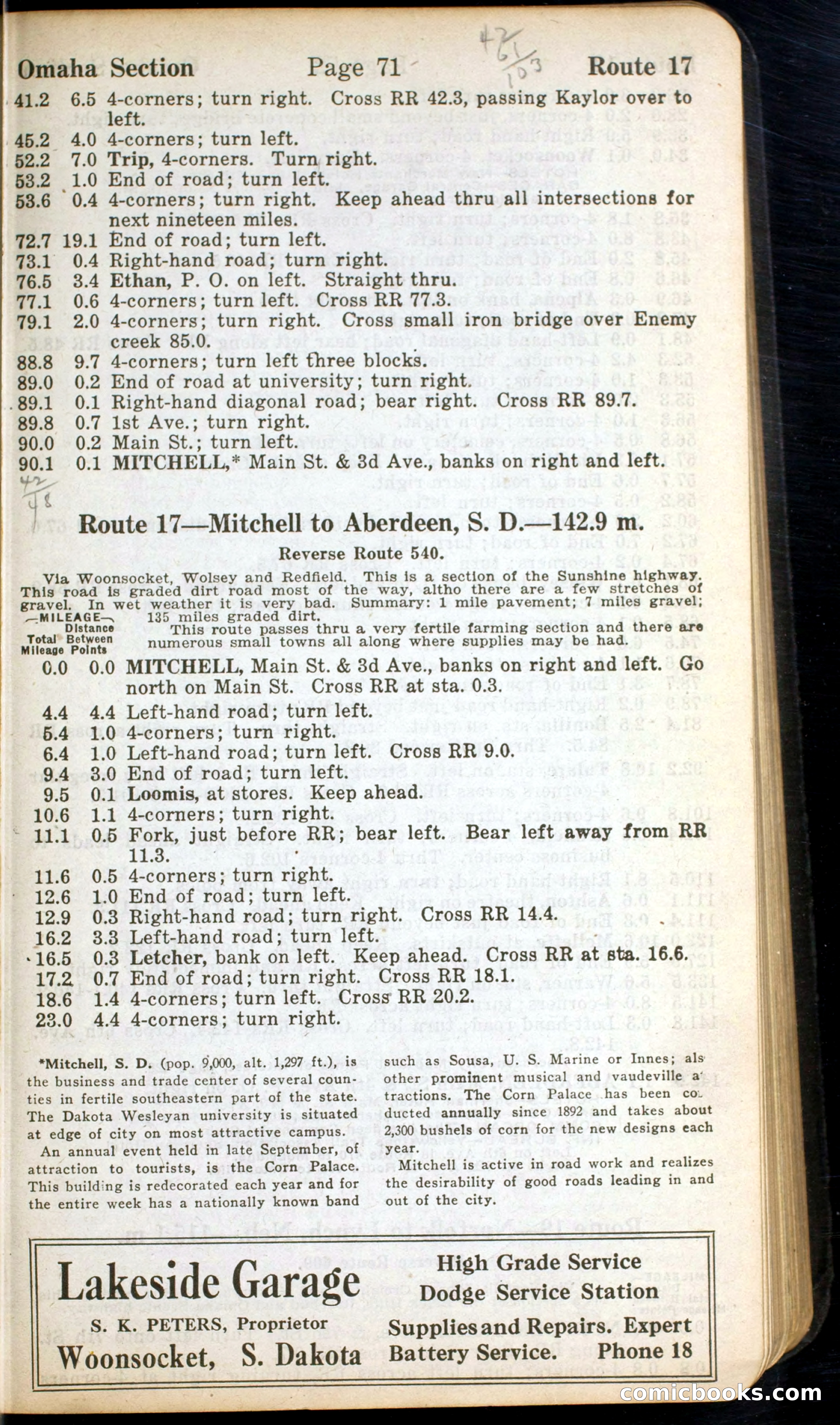 Official Automobile Blue Book, Volume 10 — page 73 of 399