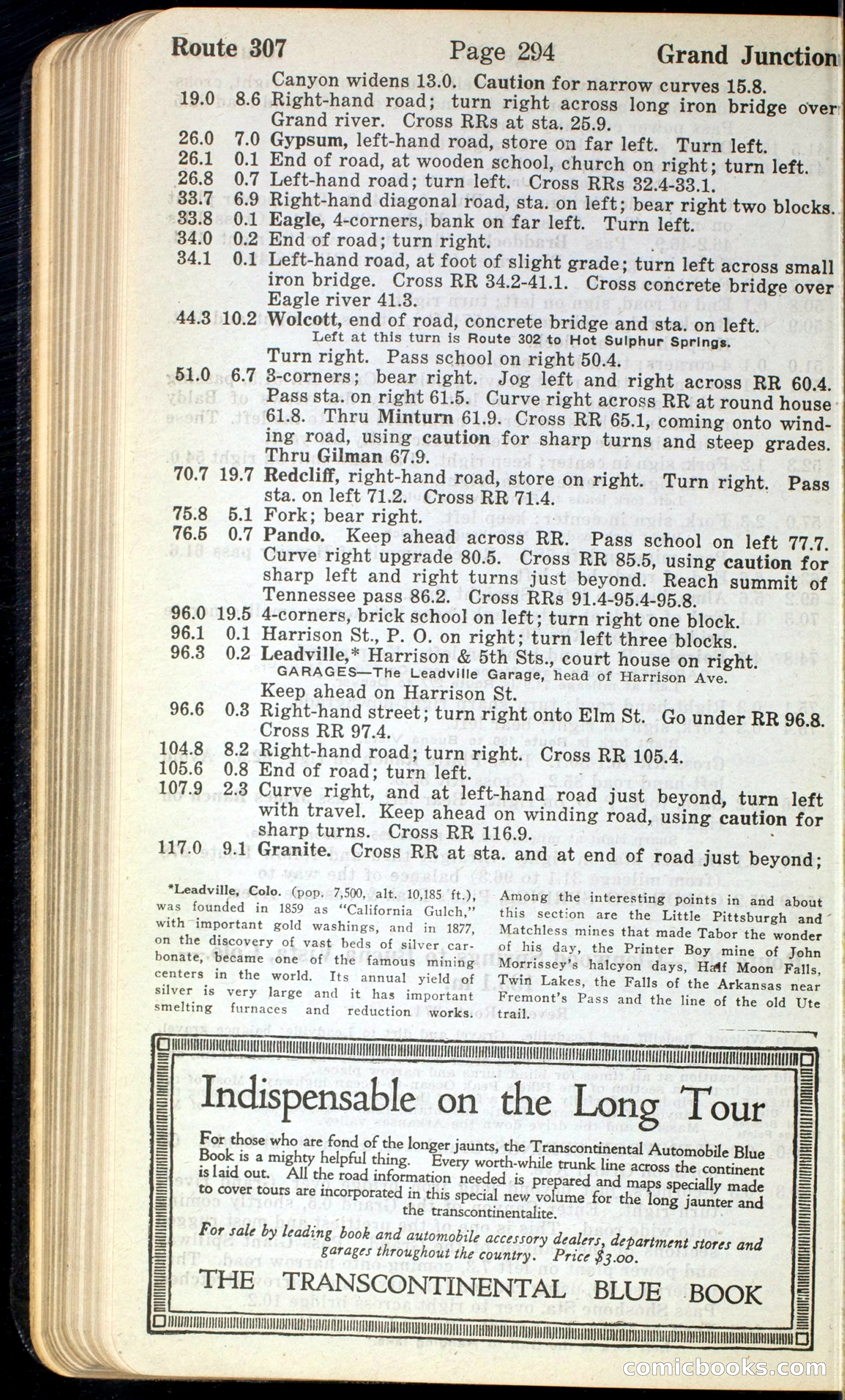 Official Automobile Blue Book, Volume 10 — page 300 of 399
