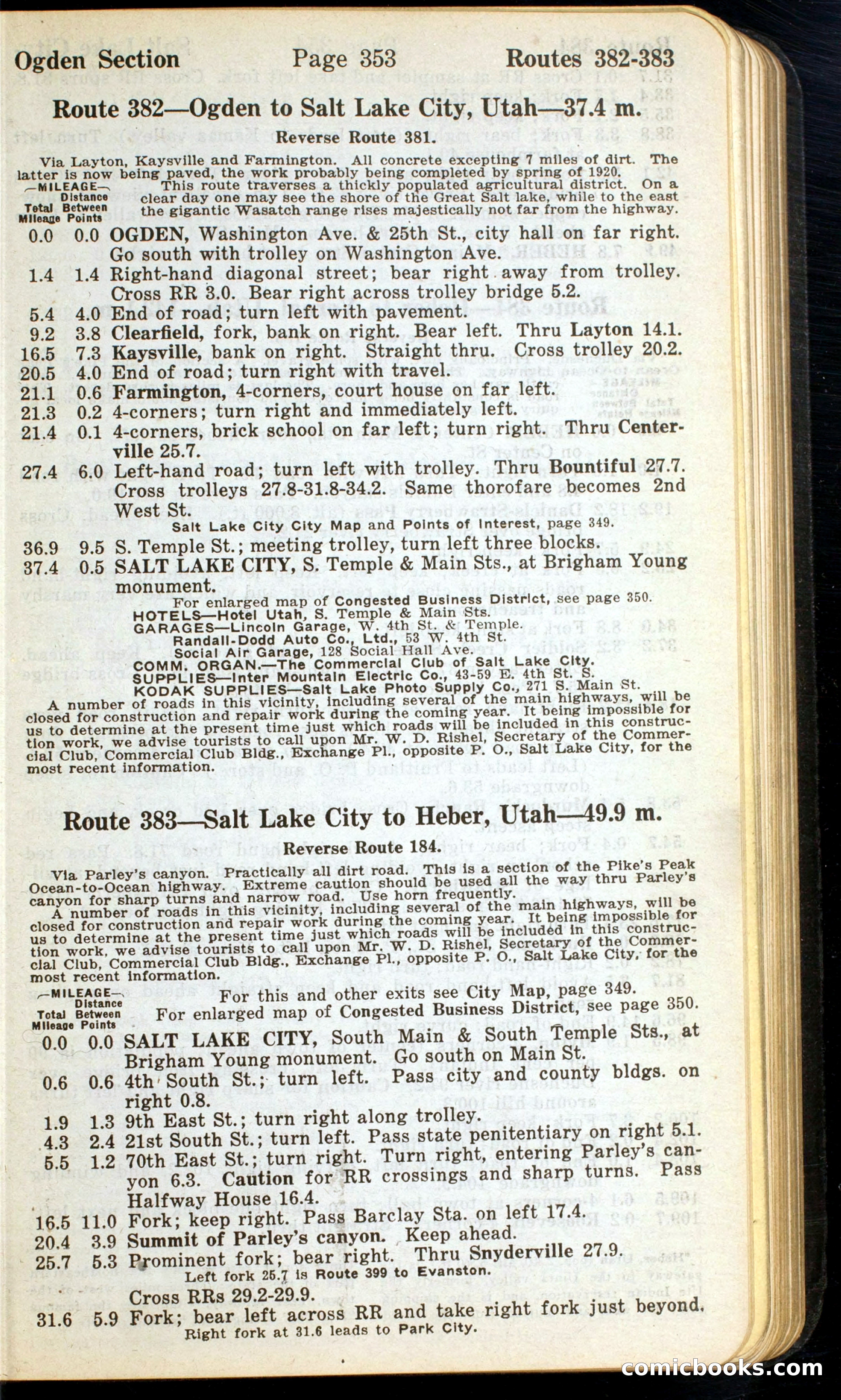 Official Automobile Blue Book, Volume 10 — page 359 of 399