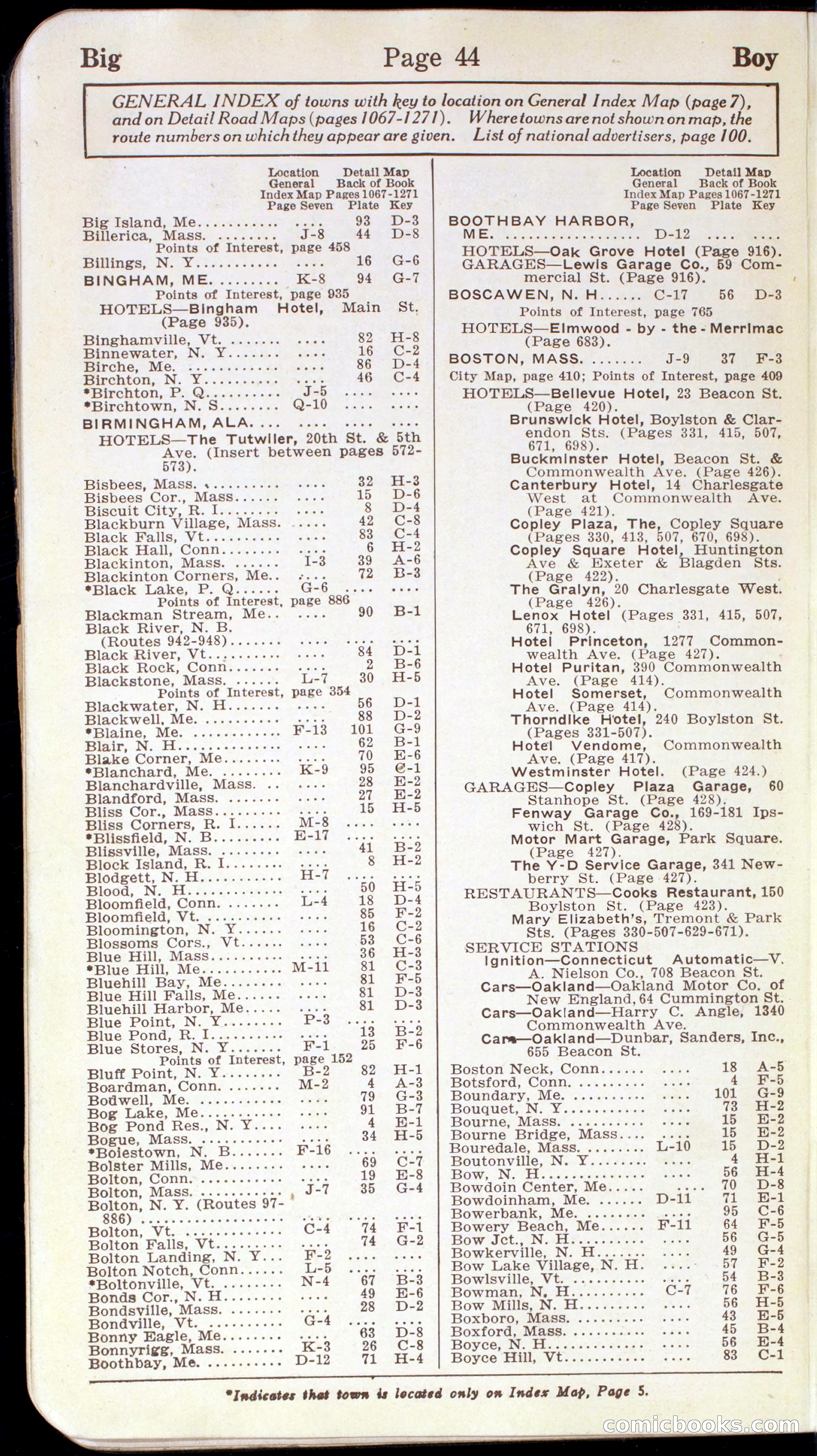 Official Automobile Blue Book, Vol. 2 — page 48 of 399
