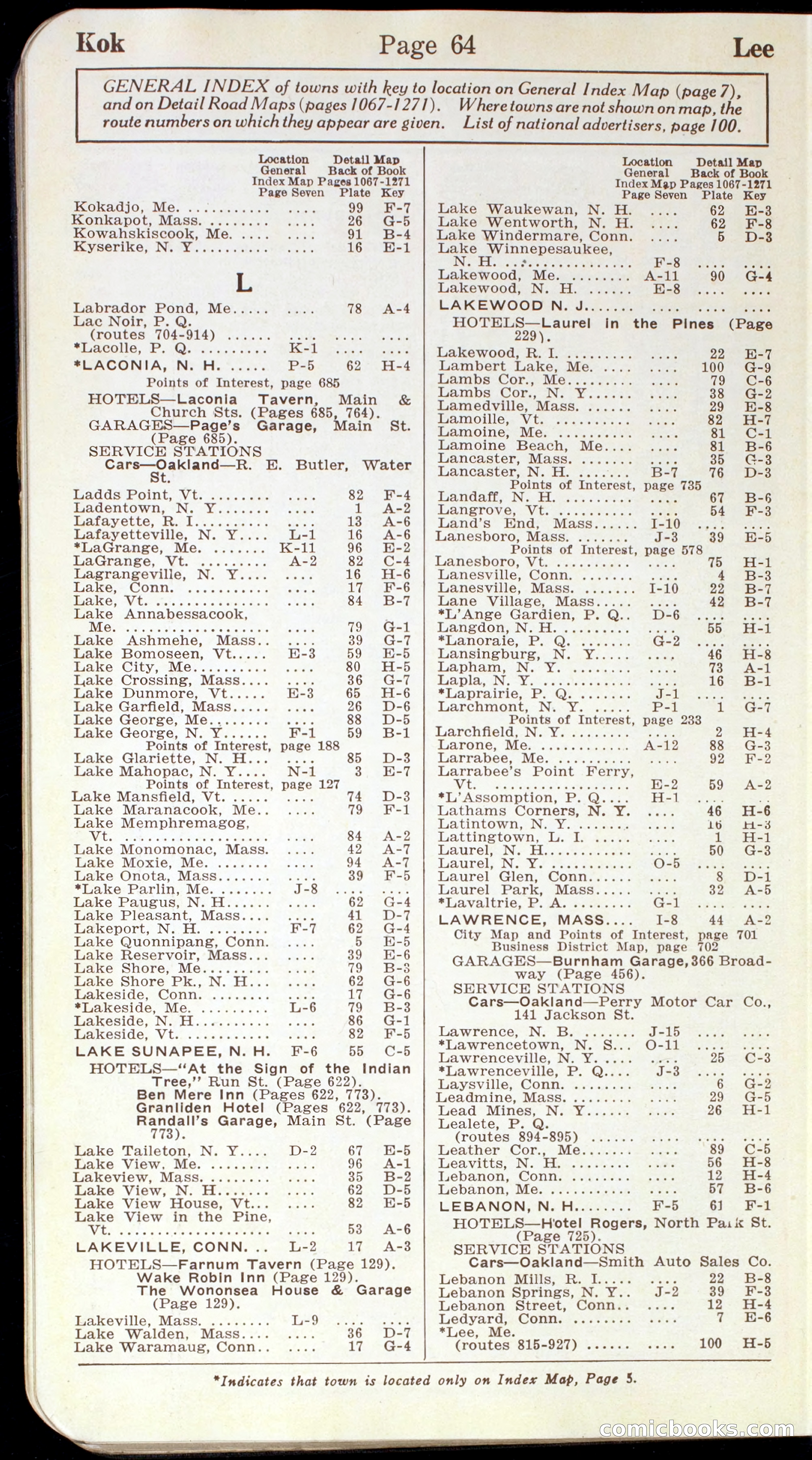 Official Automobile Blue Book, Vol. 2 — page 68 of 399