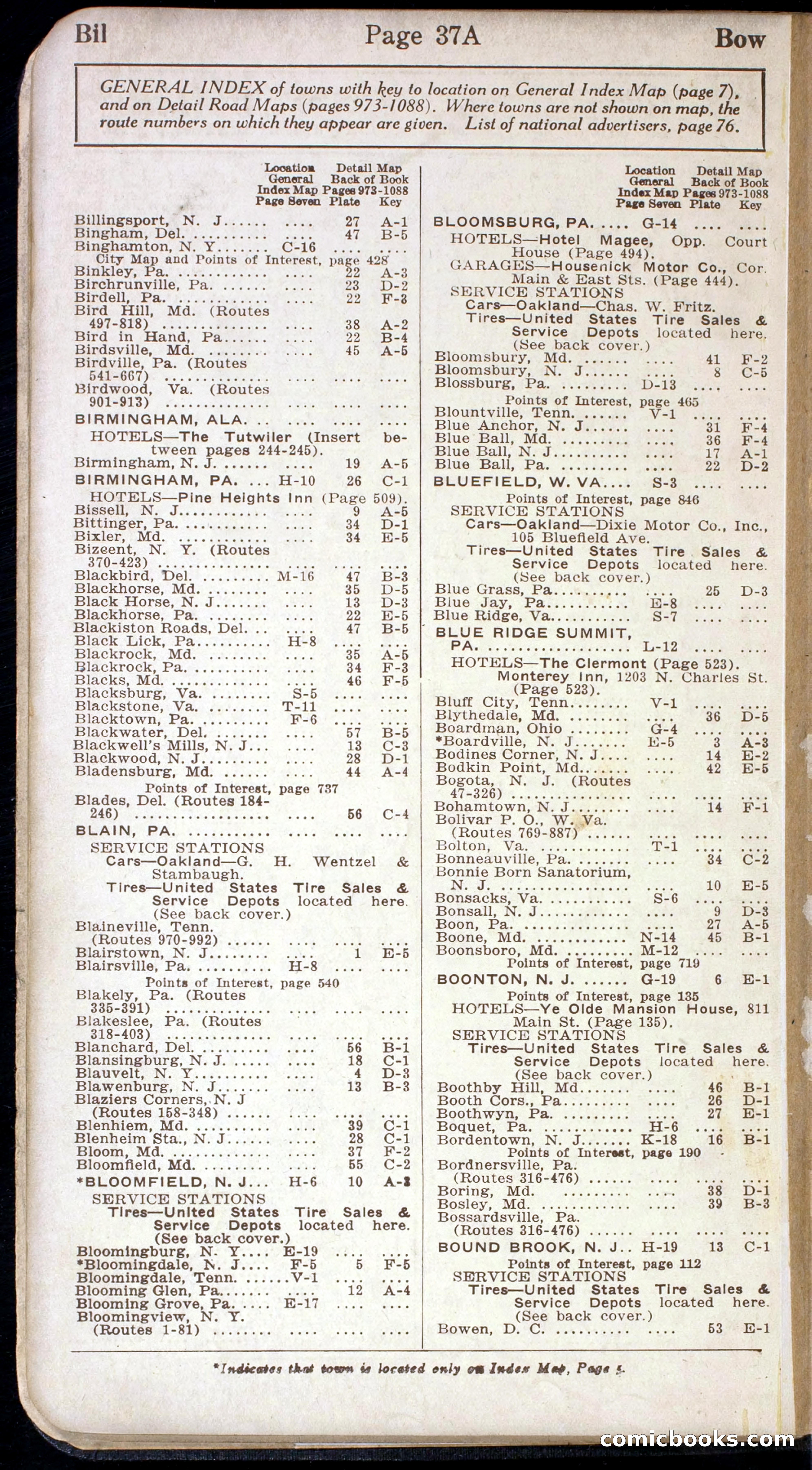 Official Automobile Blue Book, Volume 3 — page 36 of 399