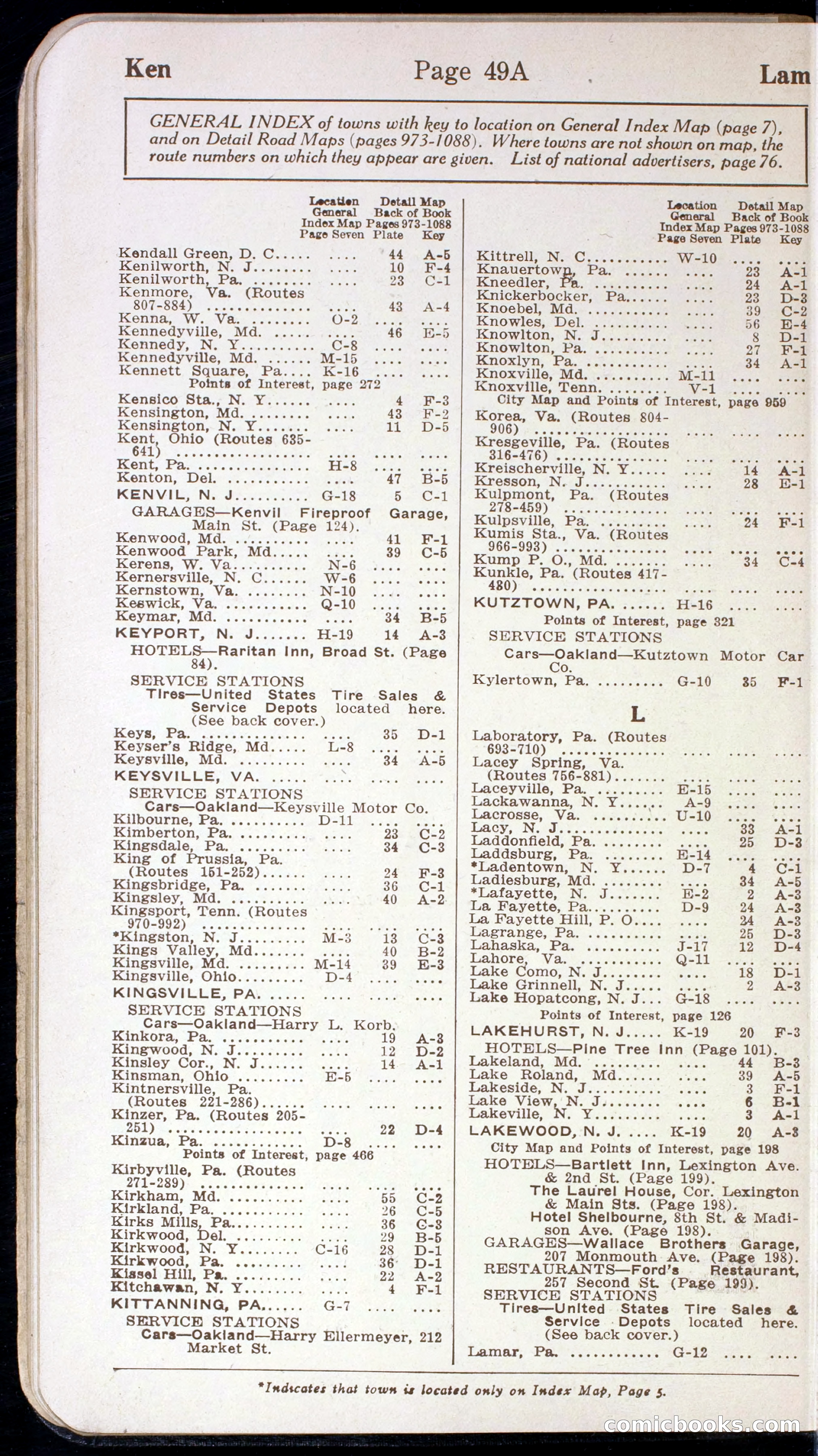Official Automobile Blue Book, Volume 3 — page 60 of 399