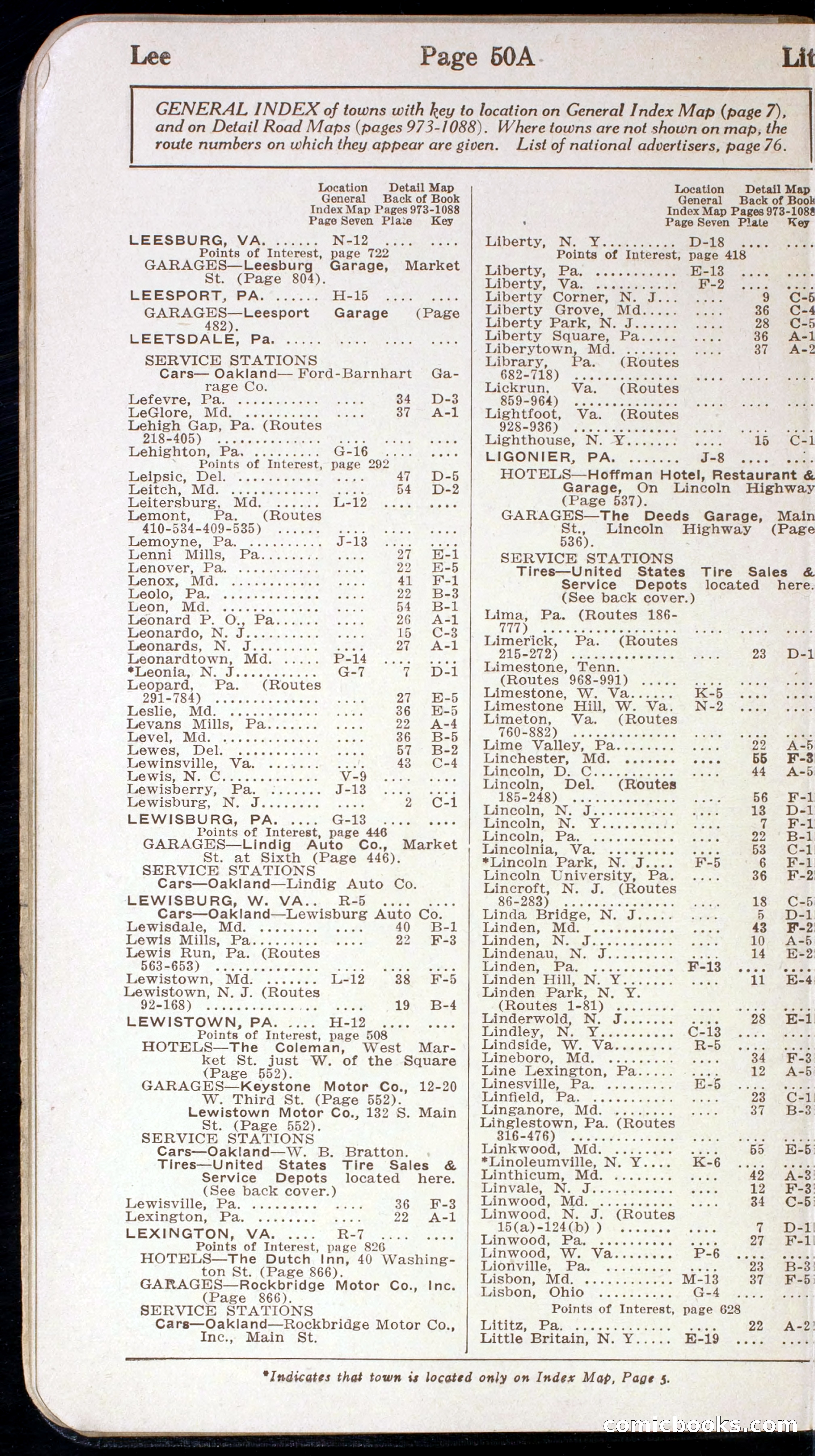 Official Automobile Blue Book, Volume 3 — page 62 of 399