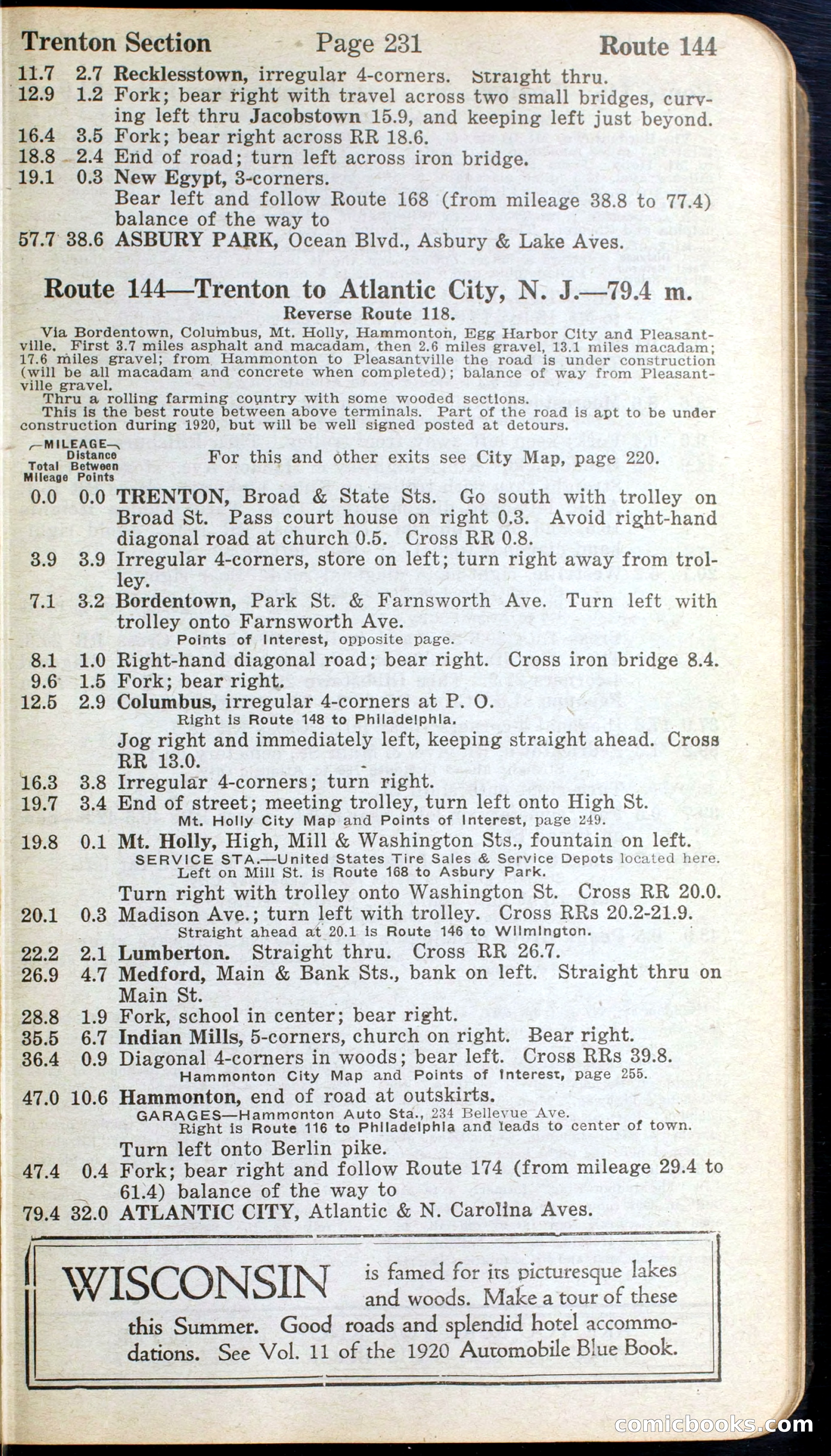 Official Automobile Blue Book, Volume 3 — page 251 of 399