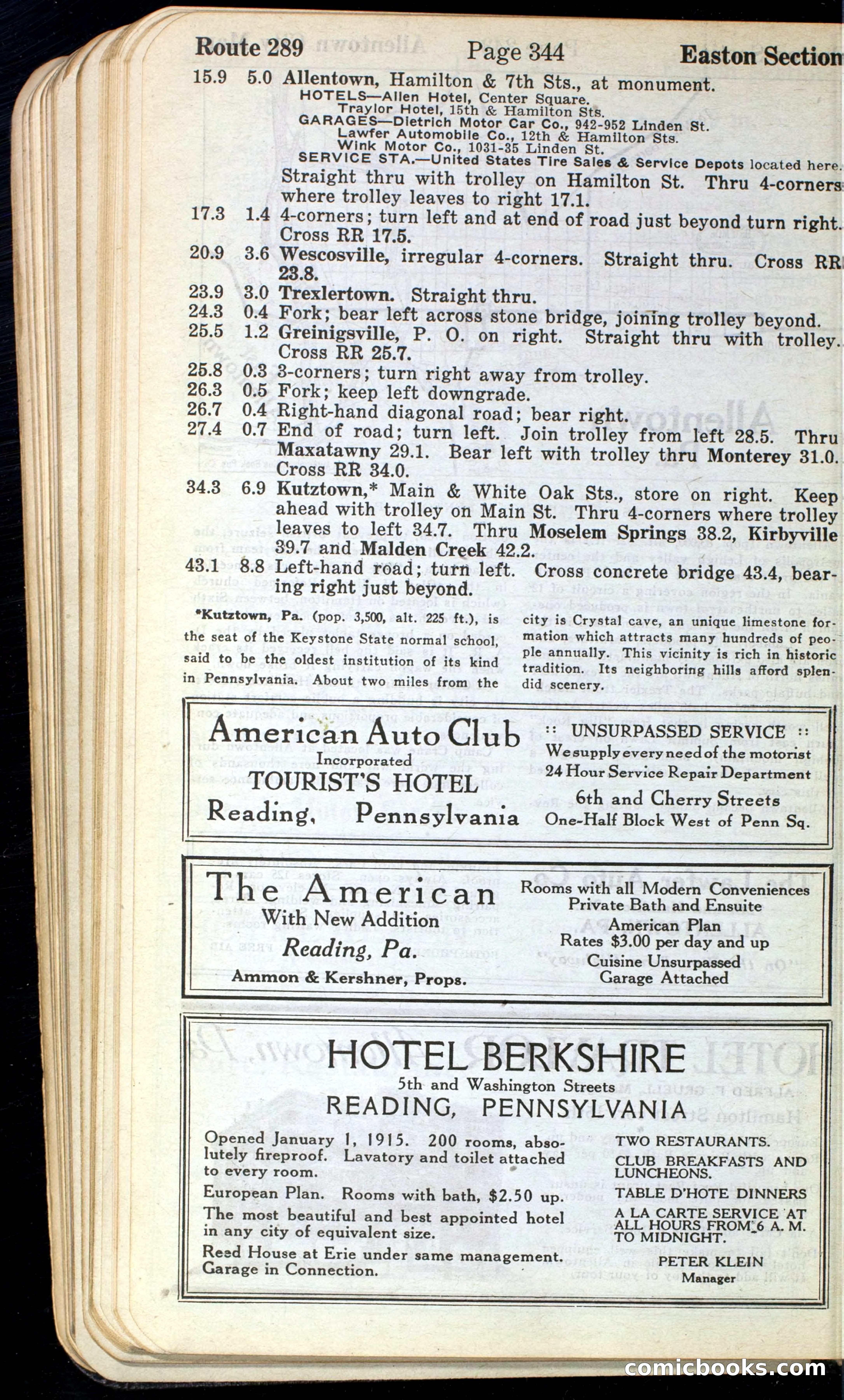Official Automobile Blue Book, Volume 3 — page 368 of 399