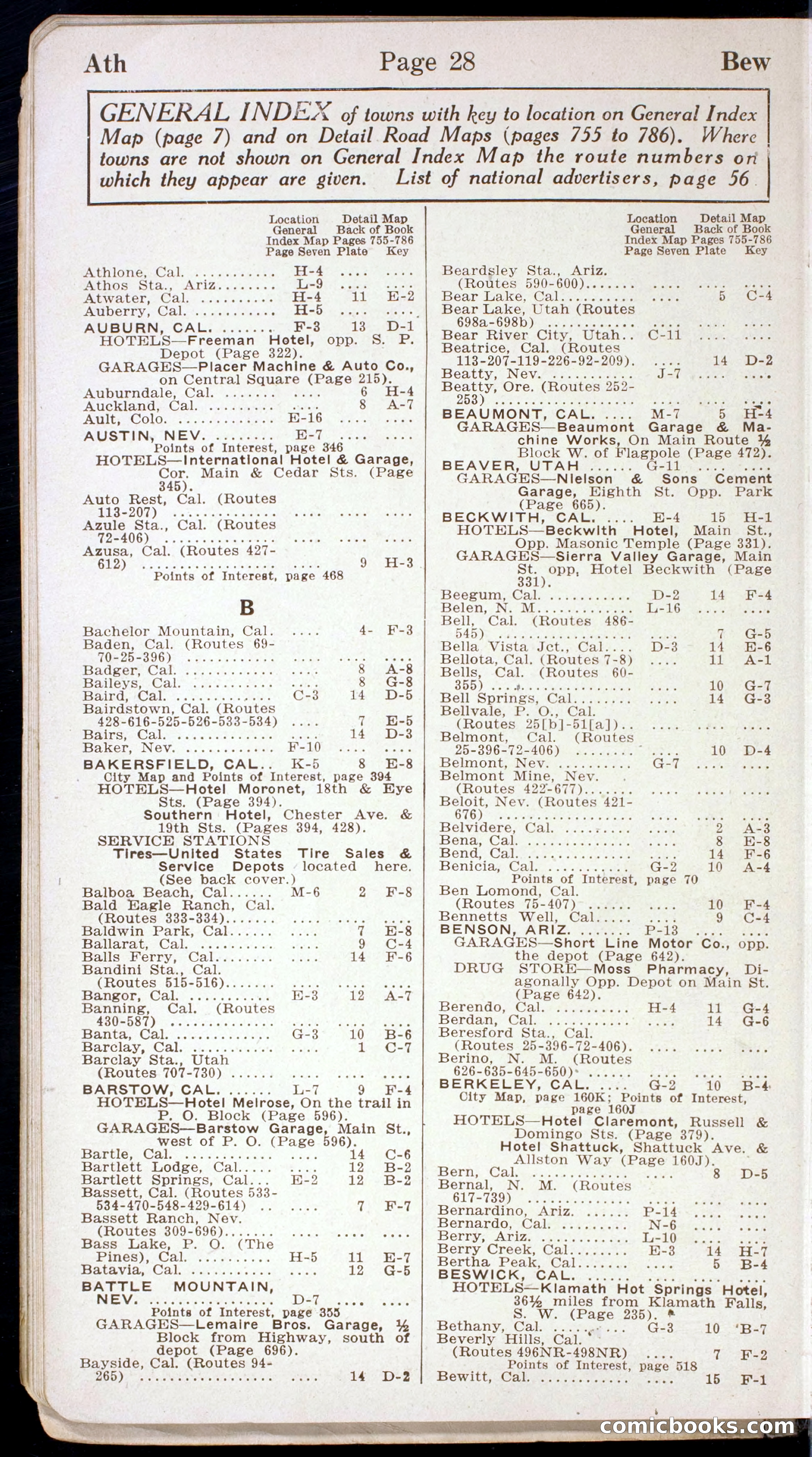 Official Automobile Blue Book, Vol. 8 — page 30 of 399