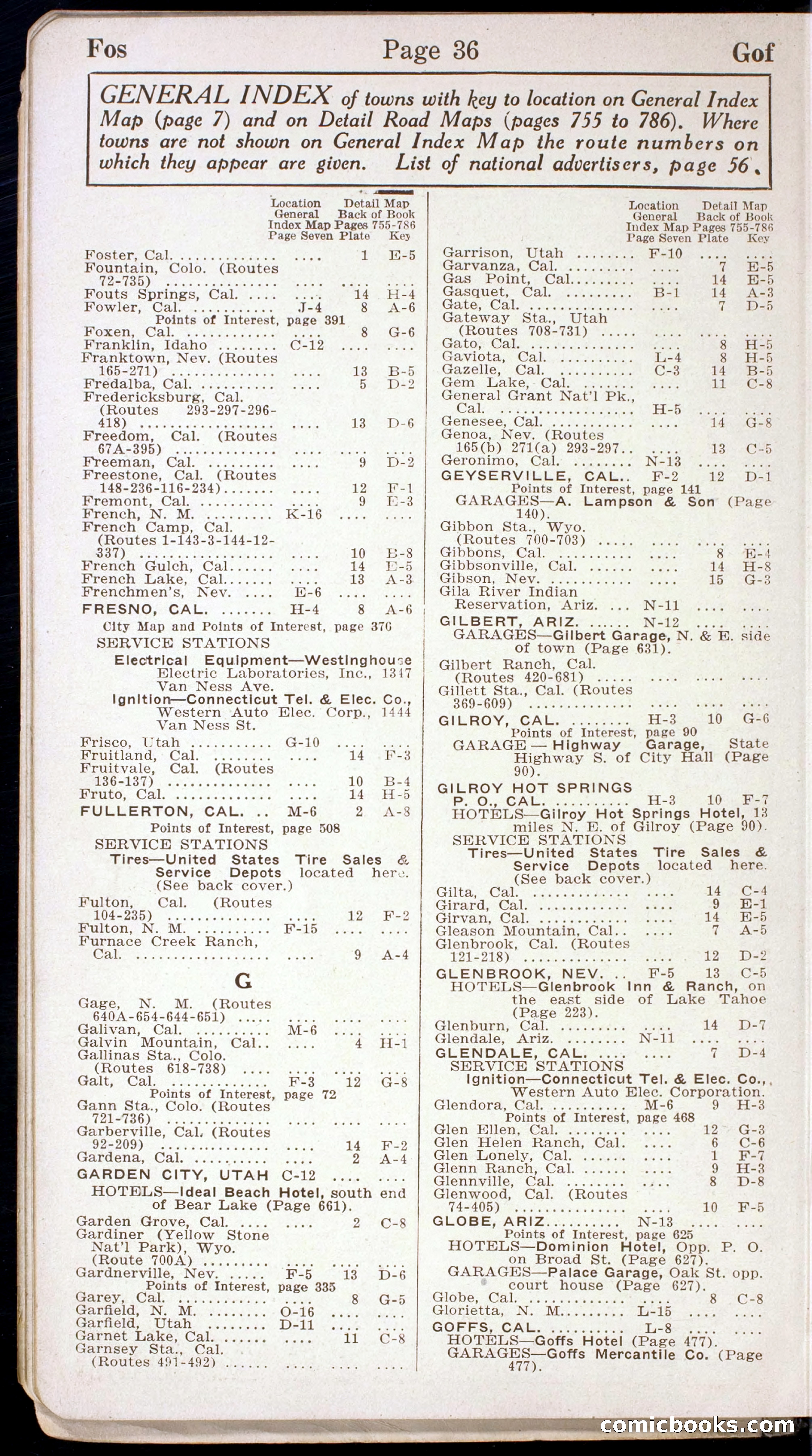 Official Automobile Blue Book, Vol. 8 — page 38 of 399