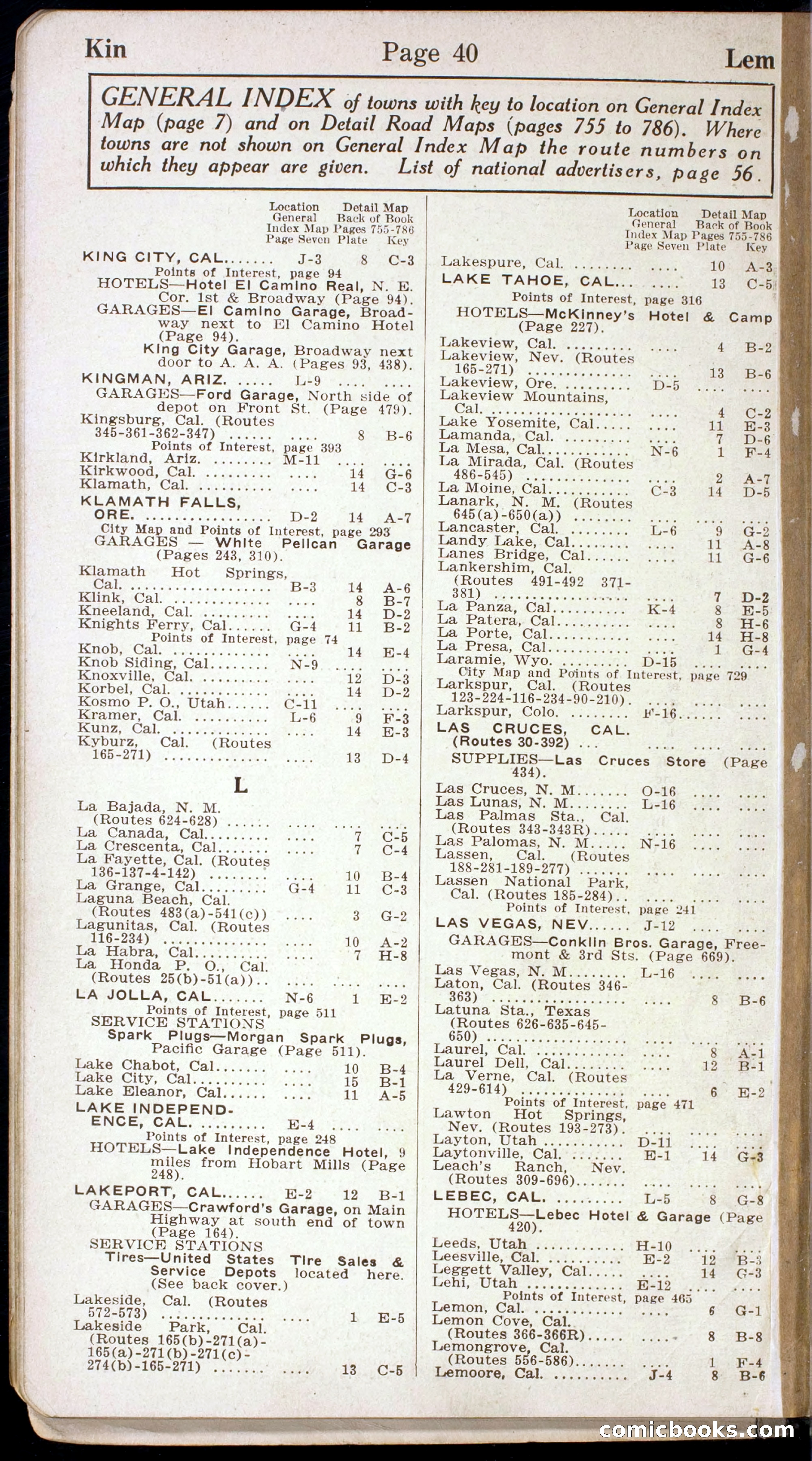 Official Automobile Blue Book, Vol. 8 — page 42 of 399