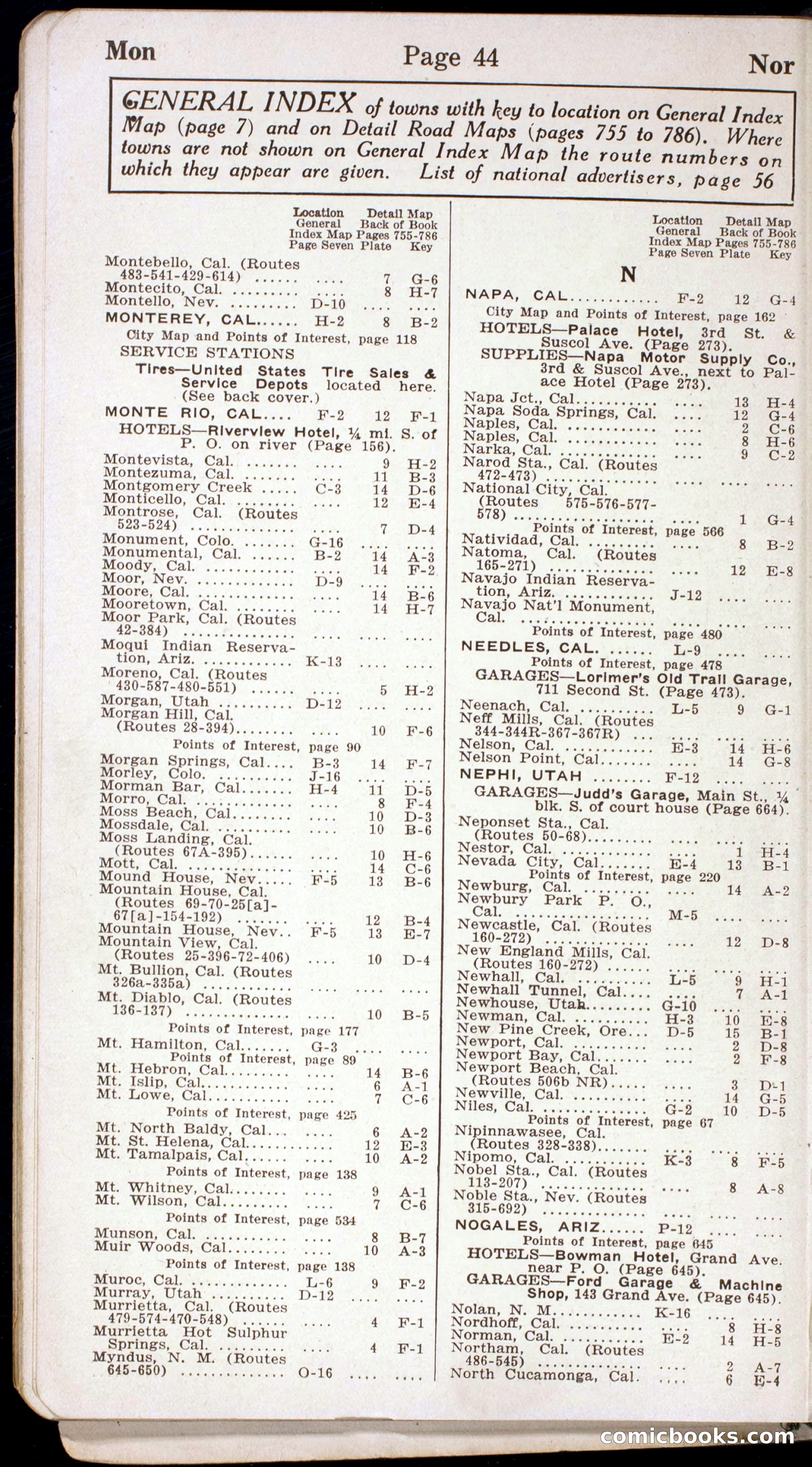 Official Automobile Blue Book, Vol. 8 — page 46 of 399