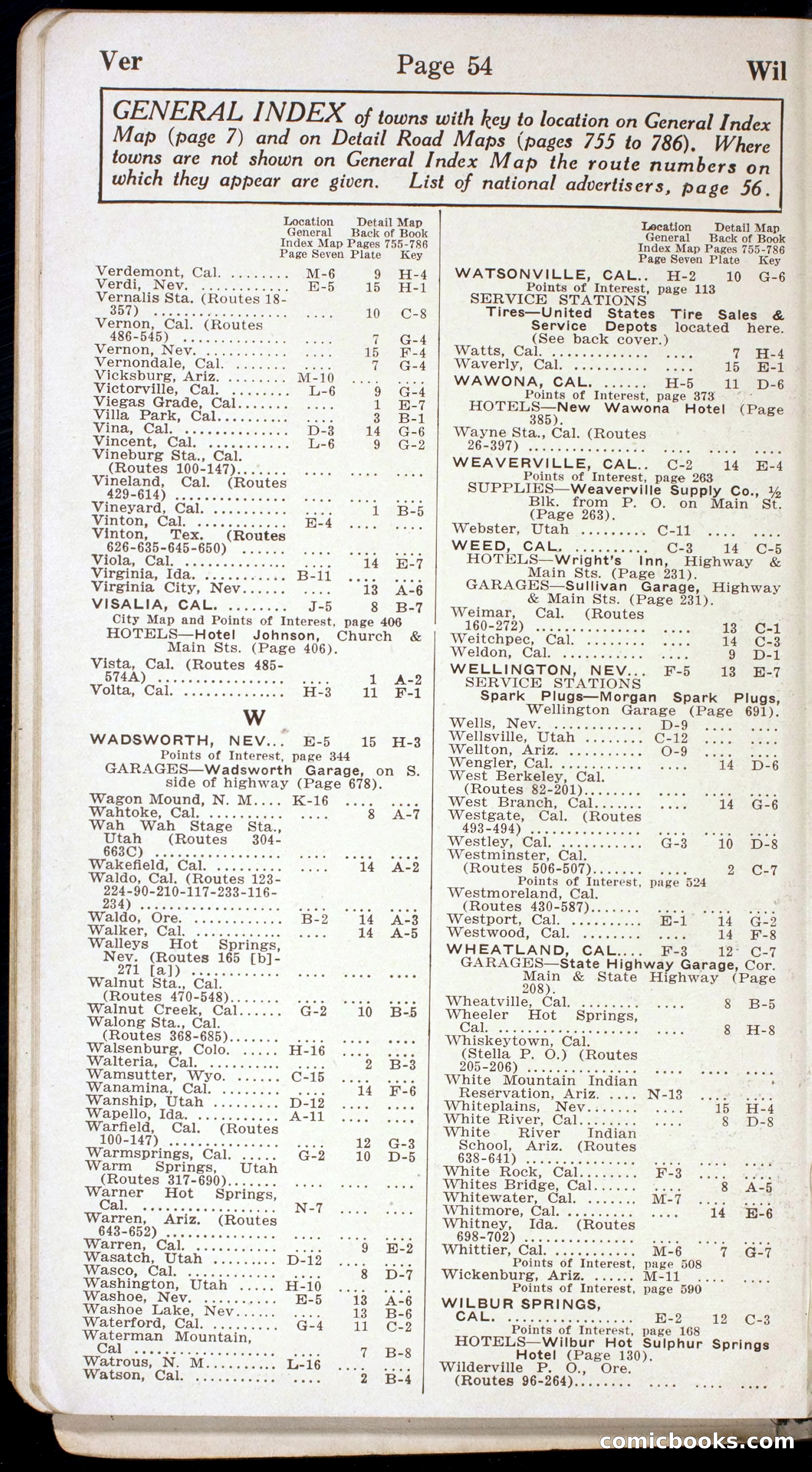 Official Automobile Blue Book, Vol. 8 — page 56 of 399